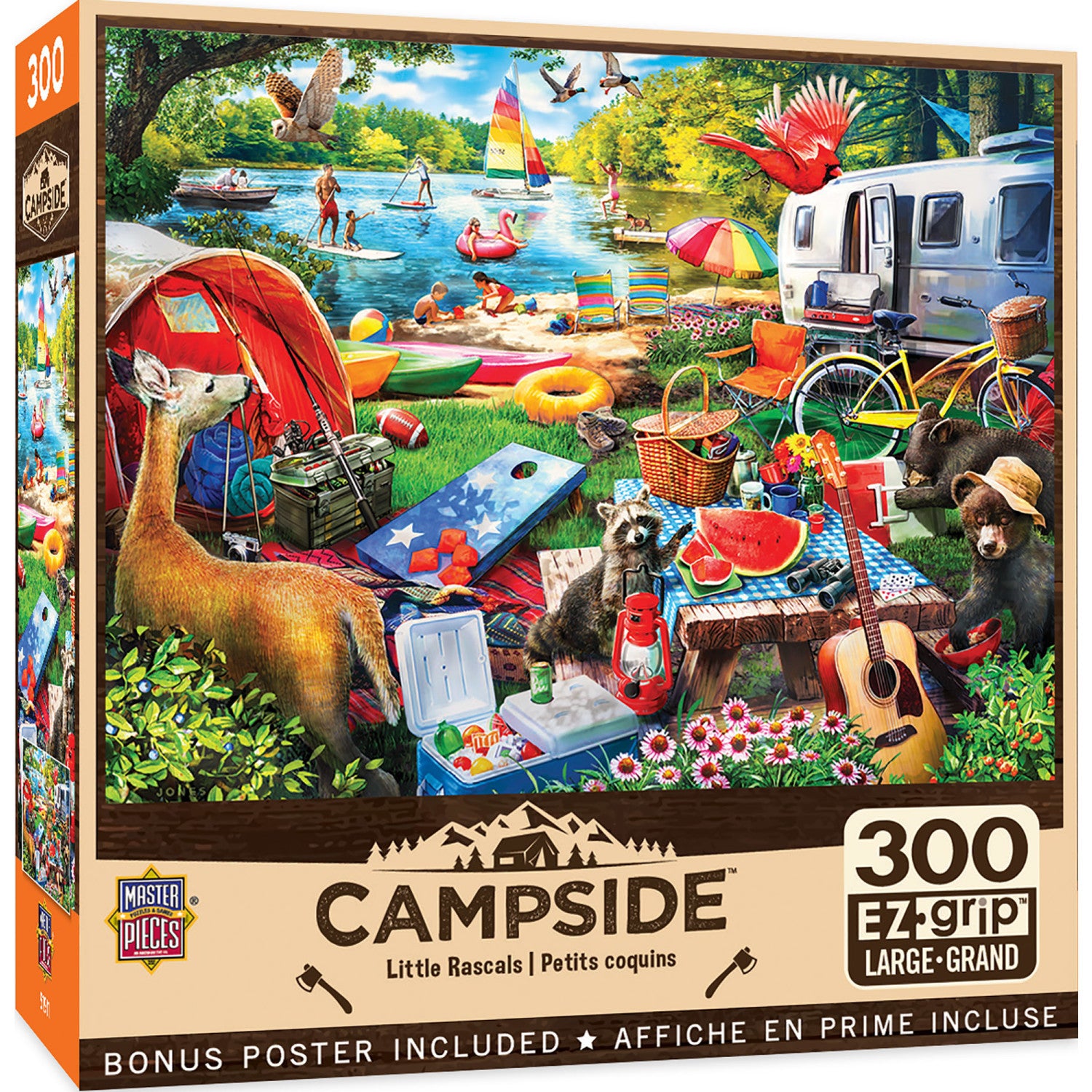 MasterPieces 300 Piece EZ Grip Jigsaw Puzzle - Home Port - 18x24