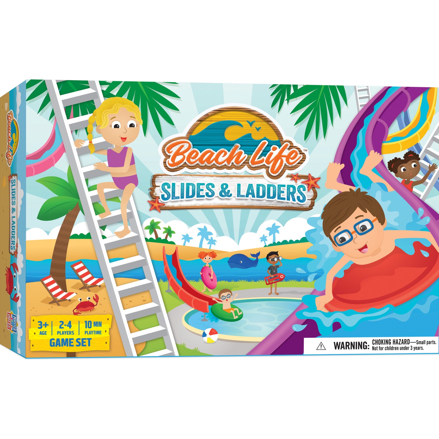 Beach Life - Slides & Ladders Board Game | MasterPieces – MasterPieces  Puzzle Company INC