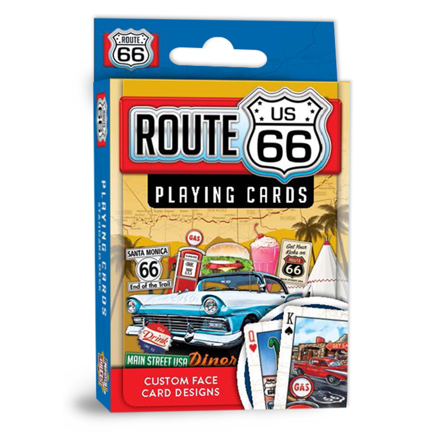 Route 66 Playing Cards - 54 Card Deck | MasterPieces – MasterPieces Puzzle  Company INC