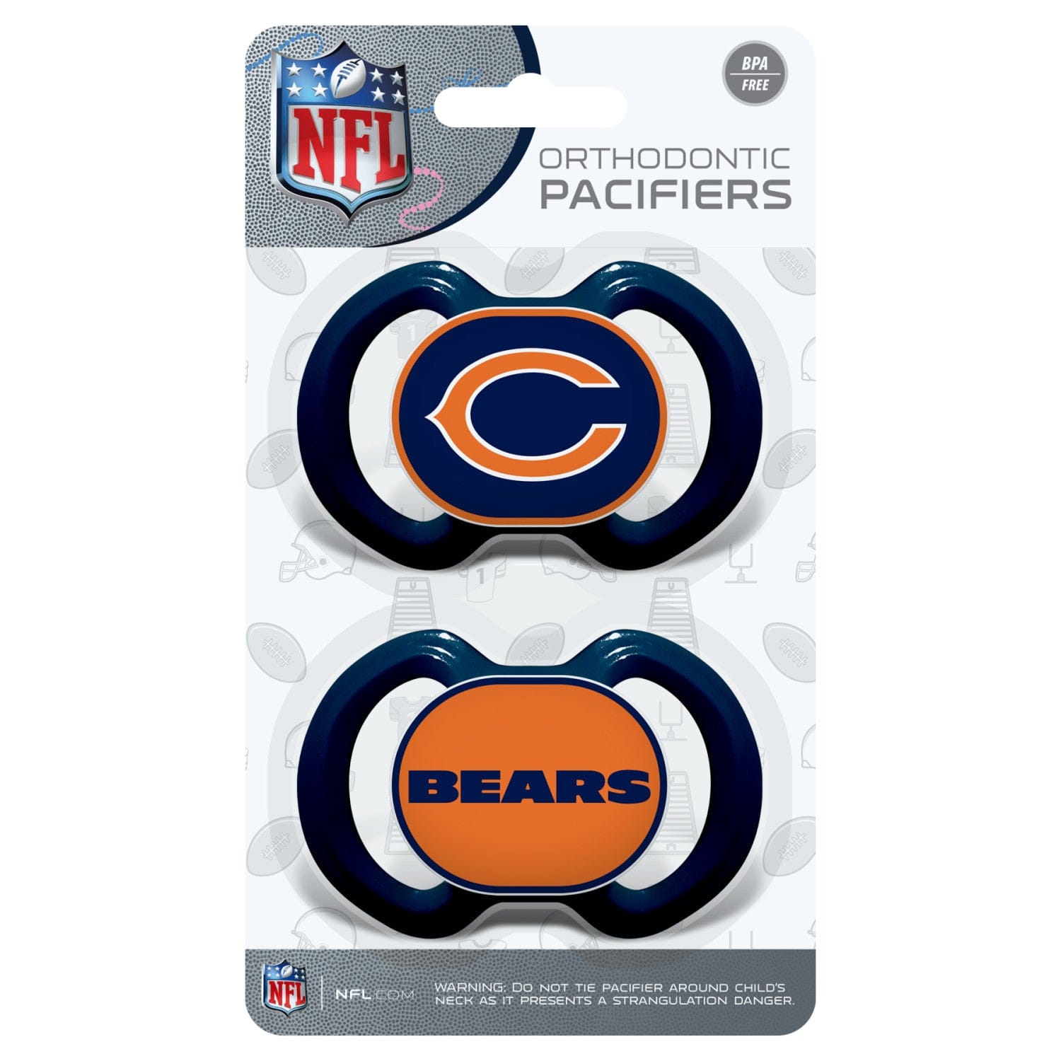 Chicago Bears NFL Pacifier 2-Pack