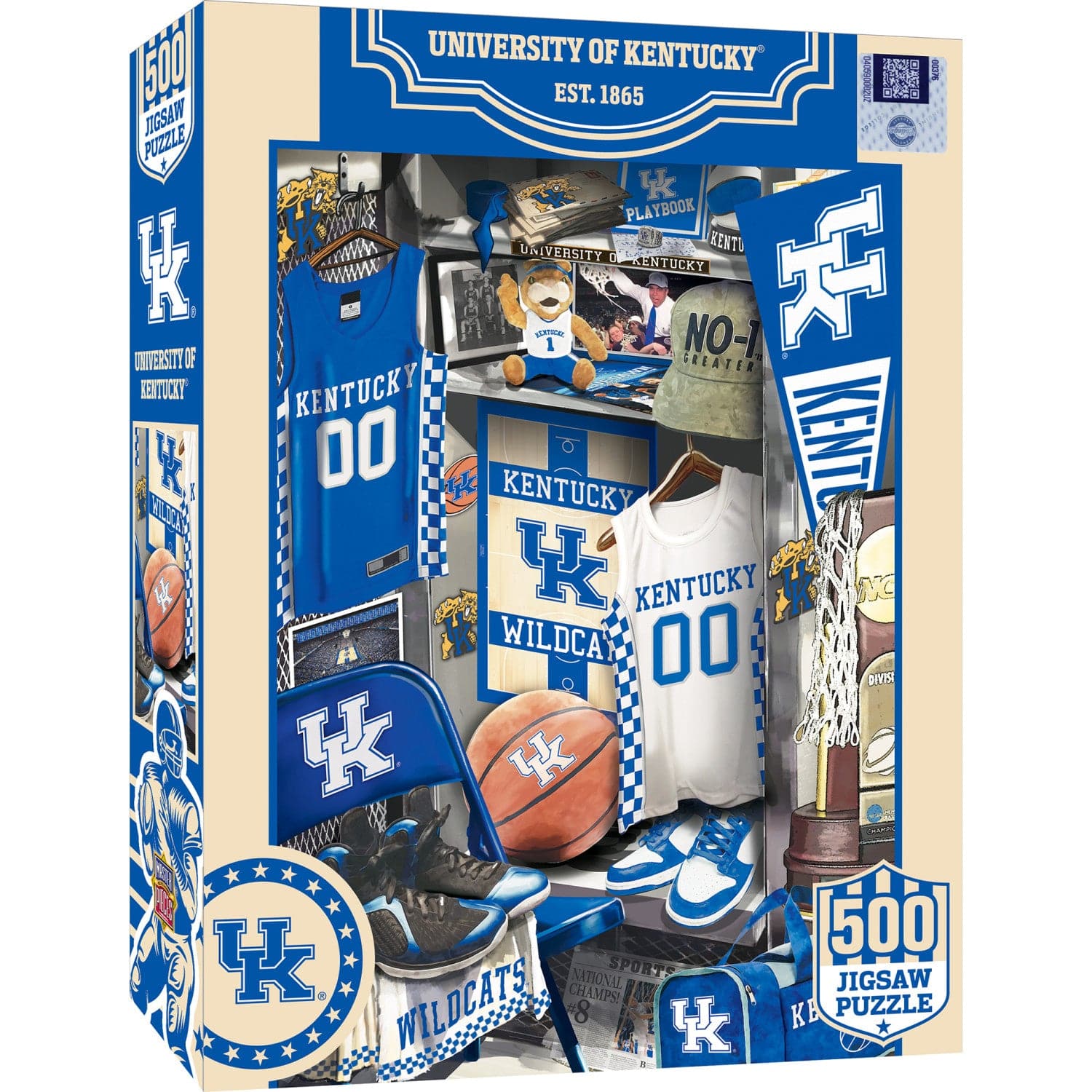 Kentucky Wildcats - Locker Room 500 Piece Jigsaw Puzzle