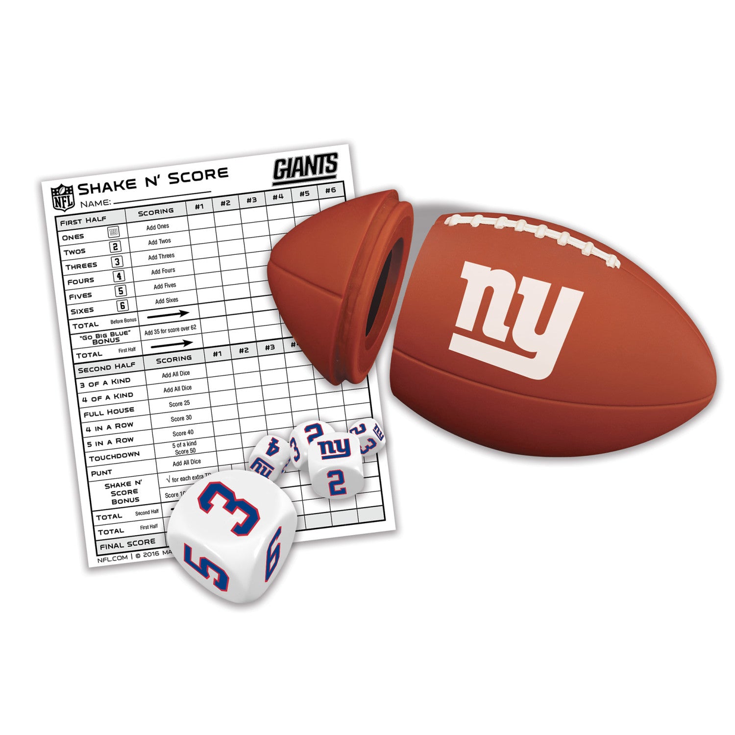 New York Giants 4-Ball Gift Set