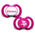 Minnesota Vikings - Pink Pacifier 2-Pack