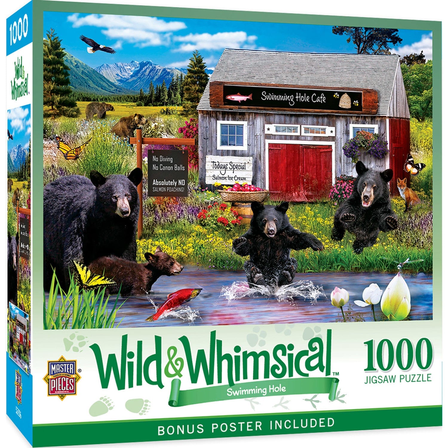 Wild & Whimsical - Swimming Hole 1000 Piece Jigsaw Puzzle