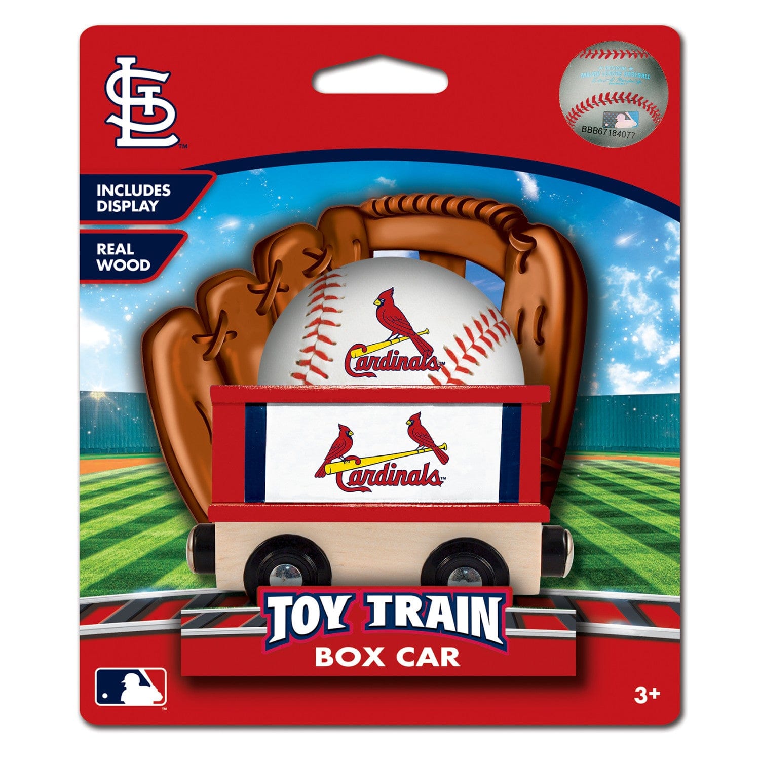 St. Louis Cardinals MLB Wood Box Train Car