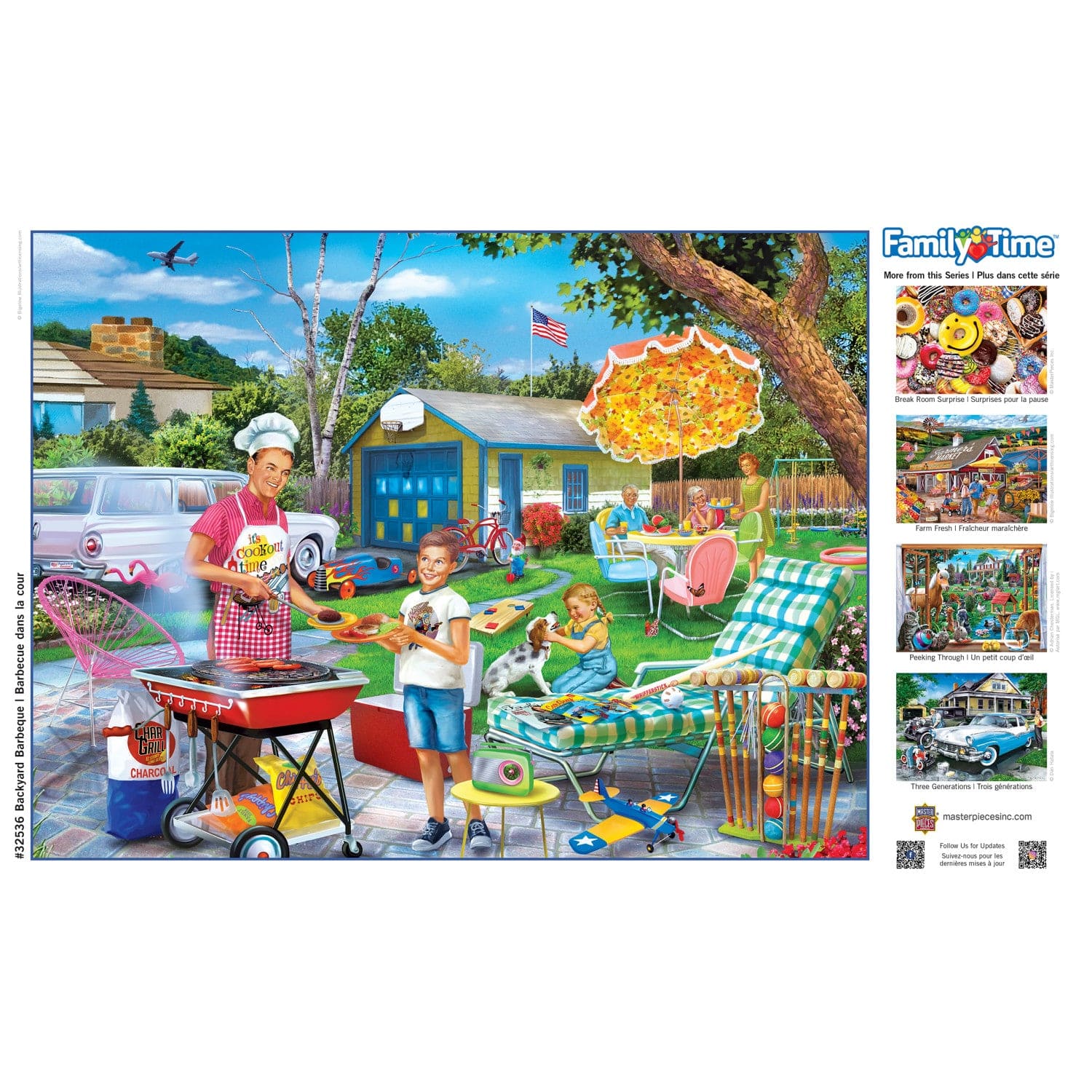 Family Time - Backyard Barbeque 400 Piece Jigsaw Puzzle