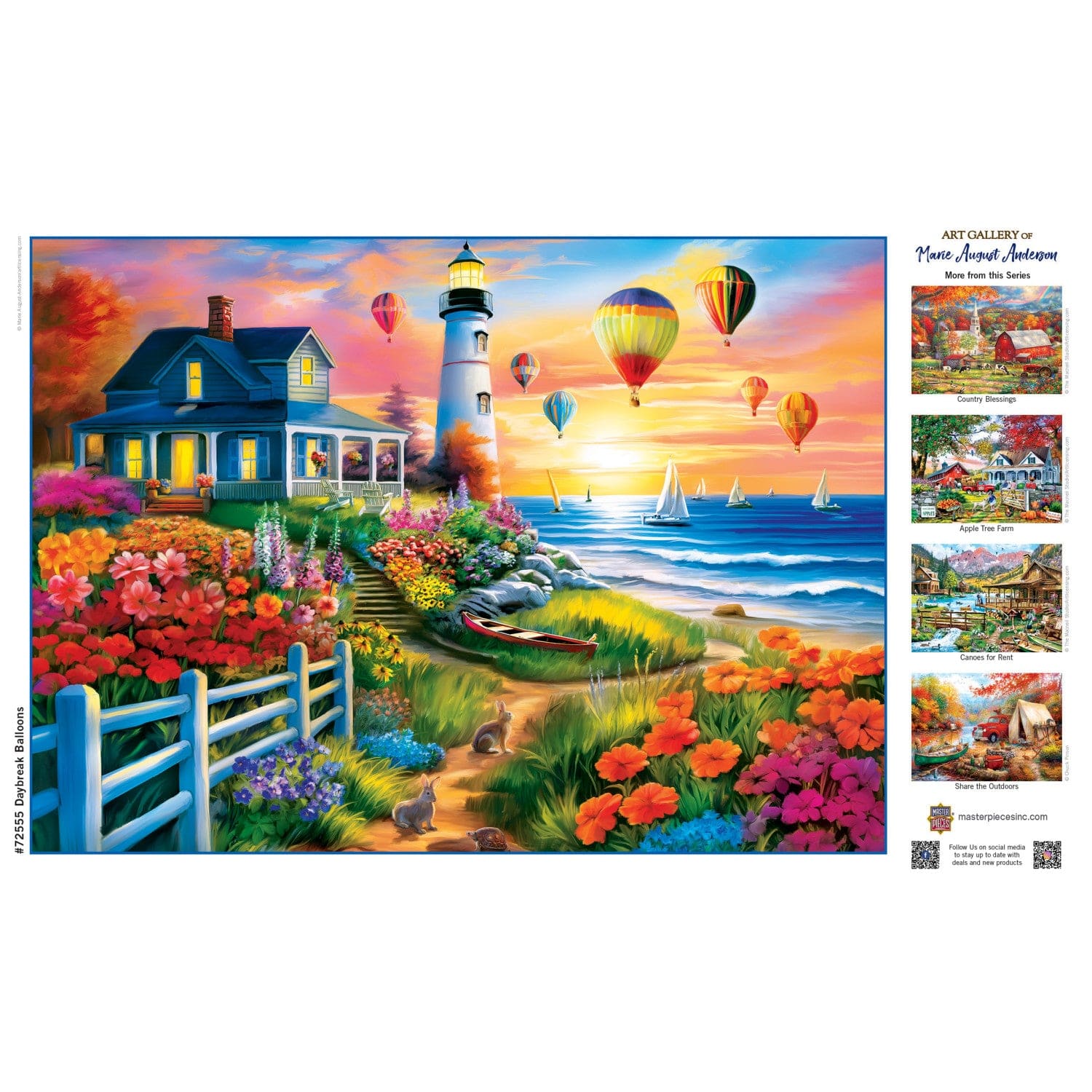 Art Gallery - Daybreak Balloons 1000 Piece Puzzle