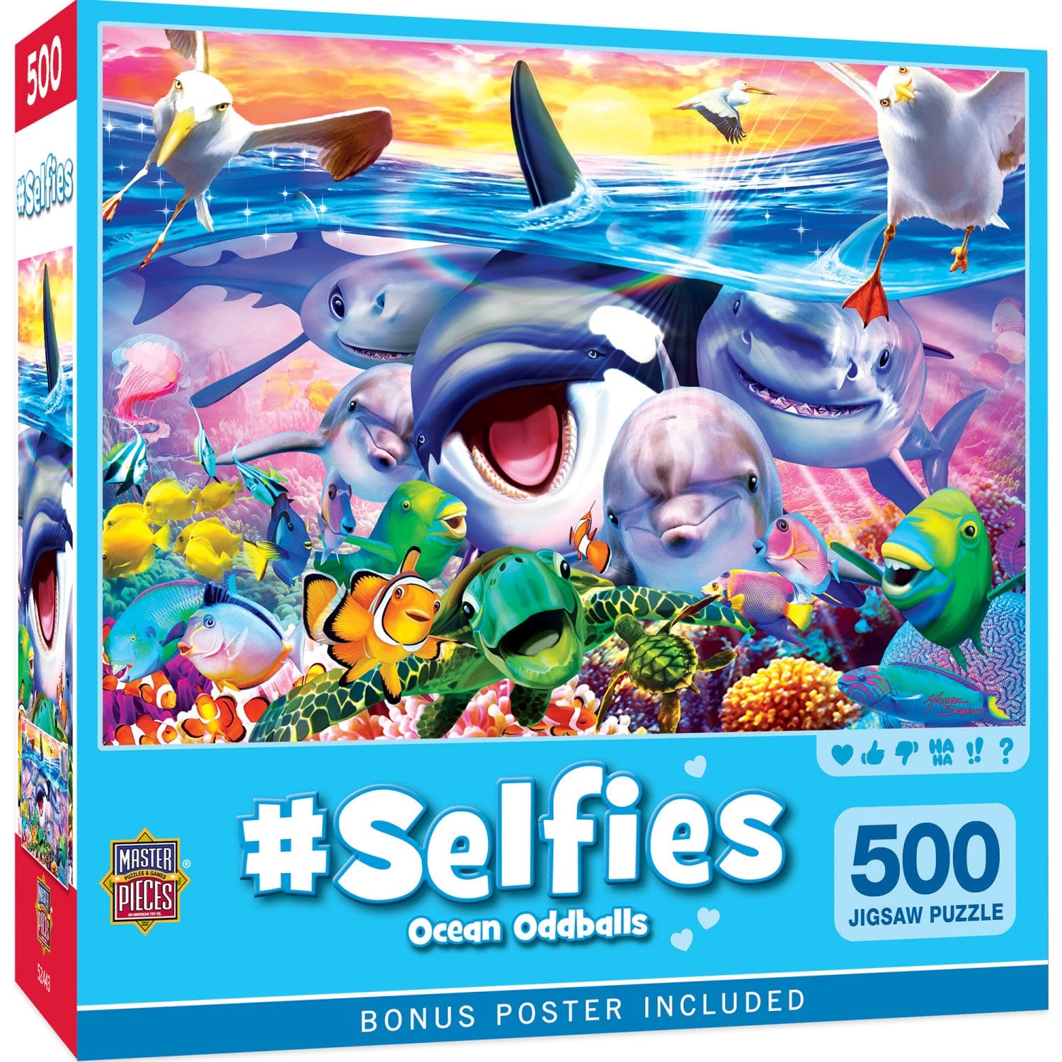 Selfies - Ocean Oddballs 500 Piece Jigsaw Puzzle