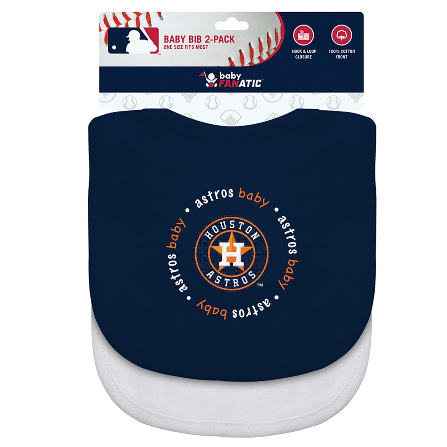 Houston Astros MLB Baby Bibs 2-Pack