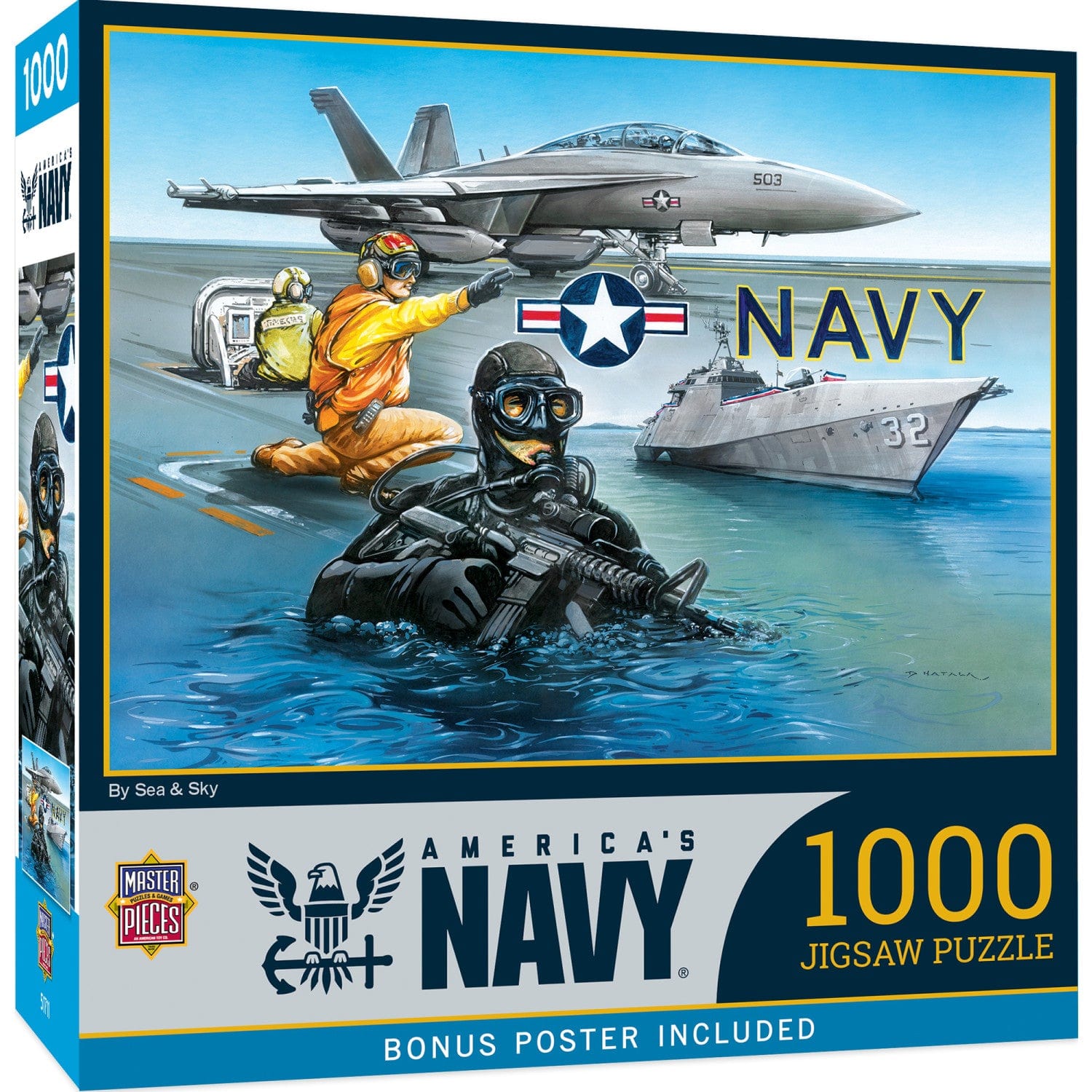 US Navy - By Sea & Sky 1000 Piece Puzzle