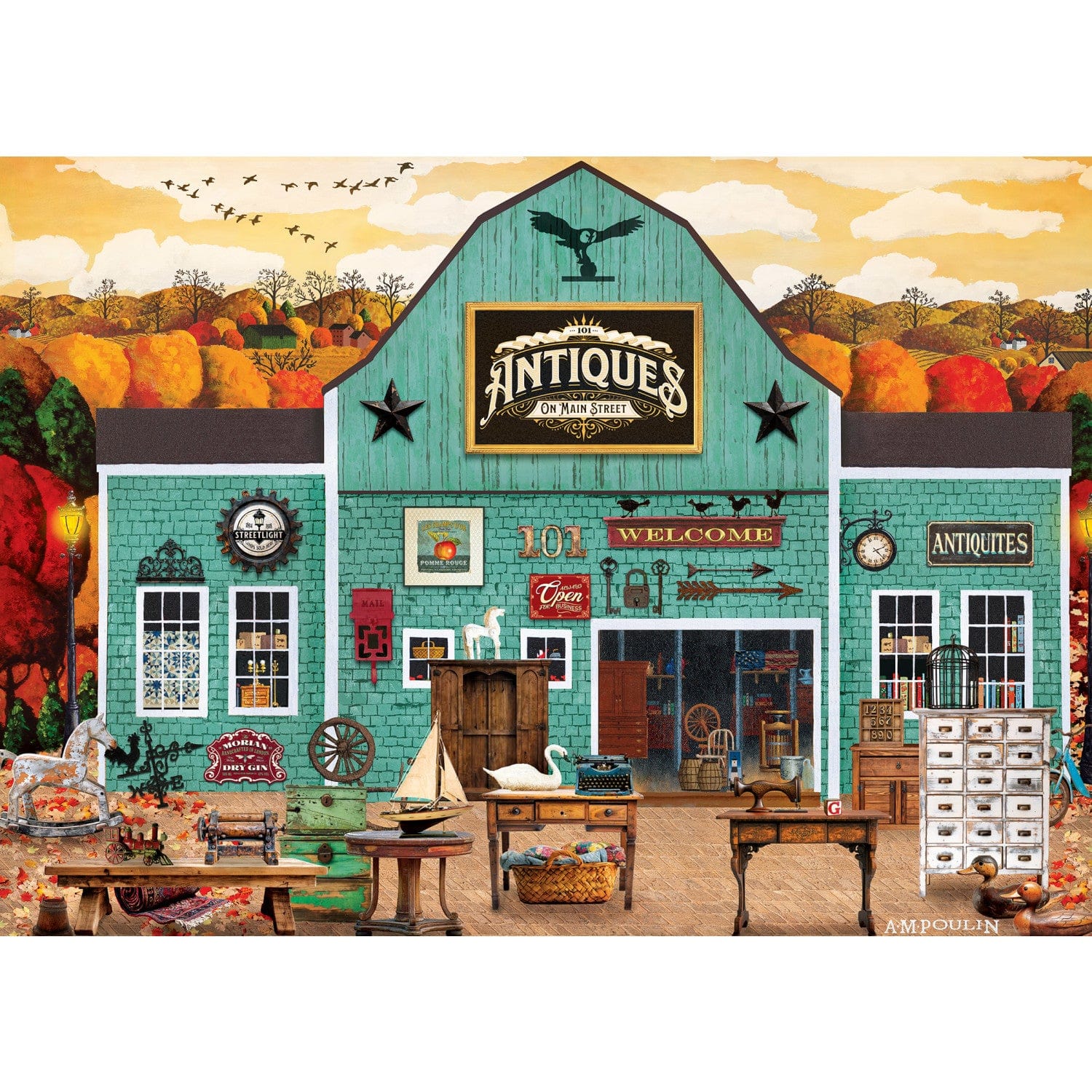 Heartland - Antiques on Main Street 500 Piece Puzzle