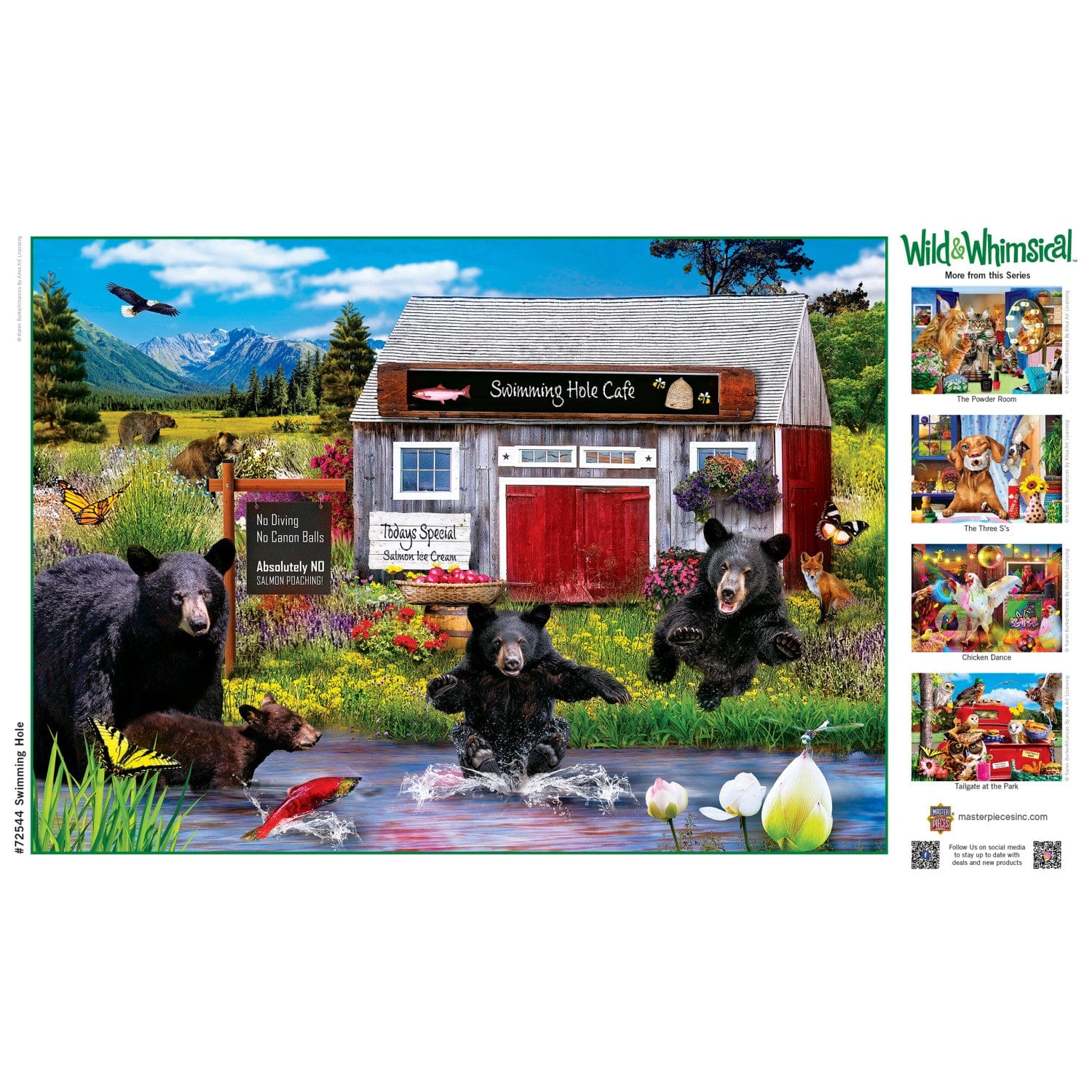 Wild & Whimsical - Swimming Hole 1000 Piece Jigsaw Puzzle