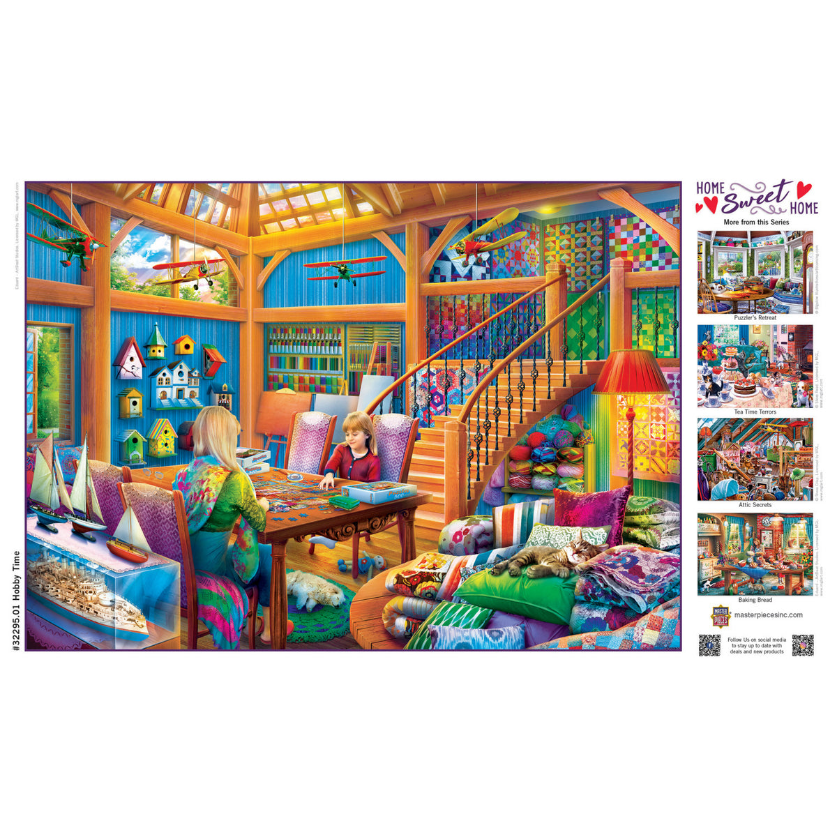 MasterPieces | Home Sweet Home - Hobby Time 500 Piece Puzzle ...