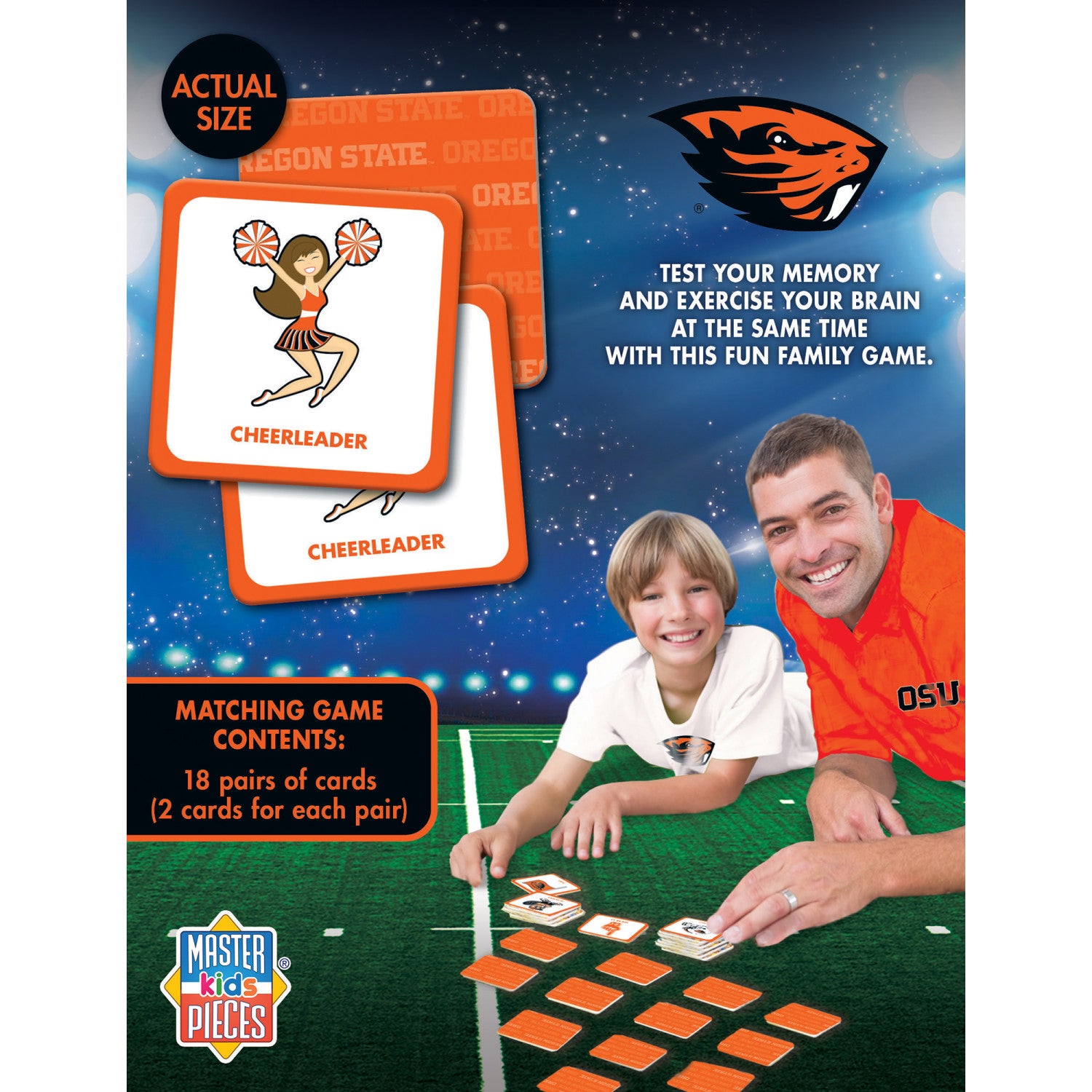 Oregon State Beavers Matching Game