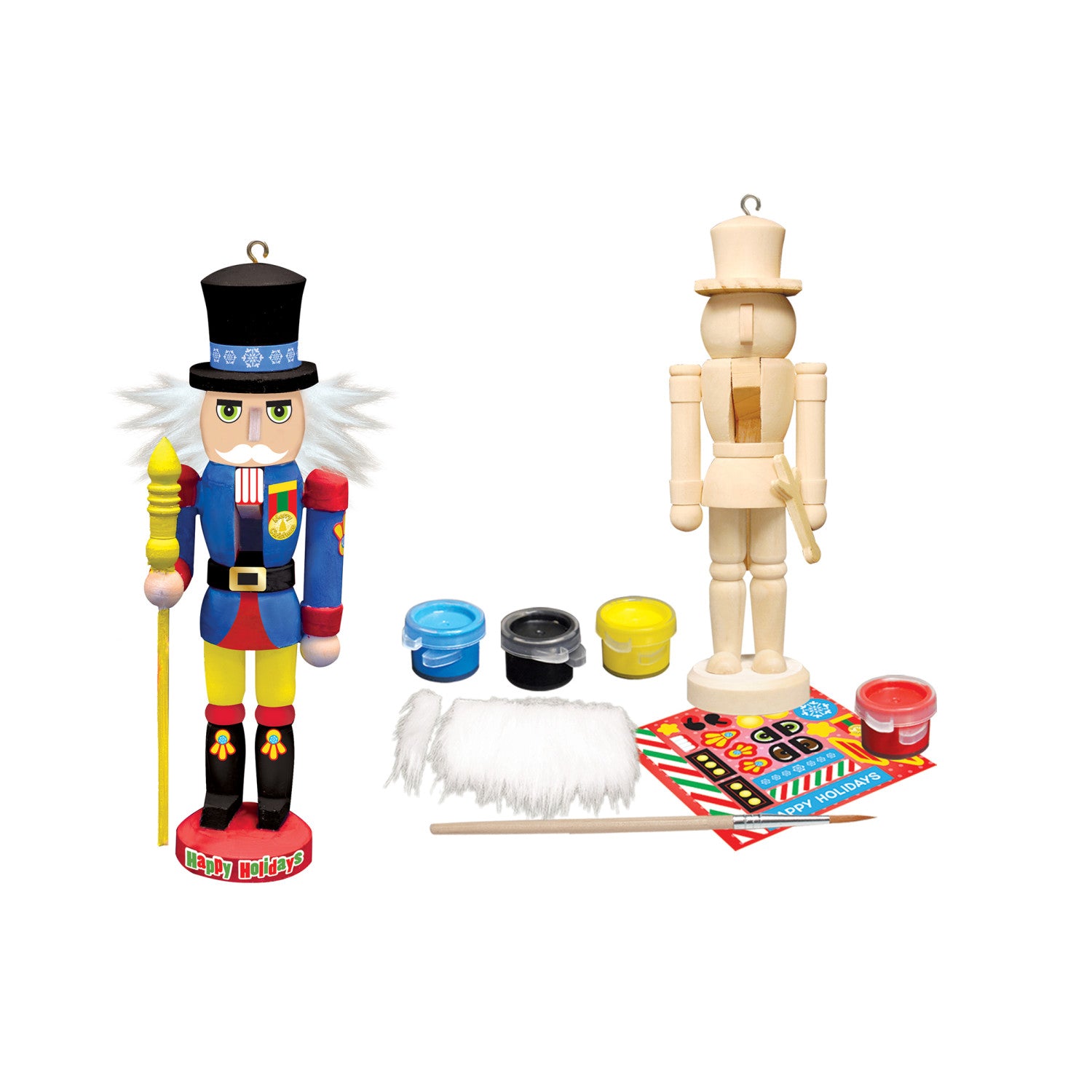 Nutcracker Guard Ornament - Holiday Mini Paint Kit