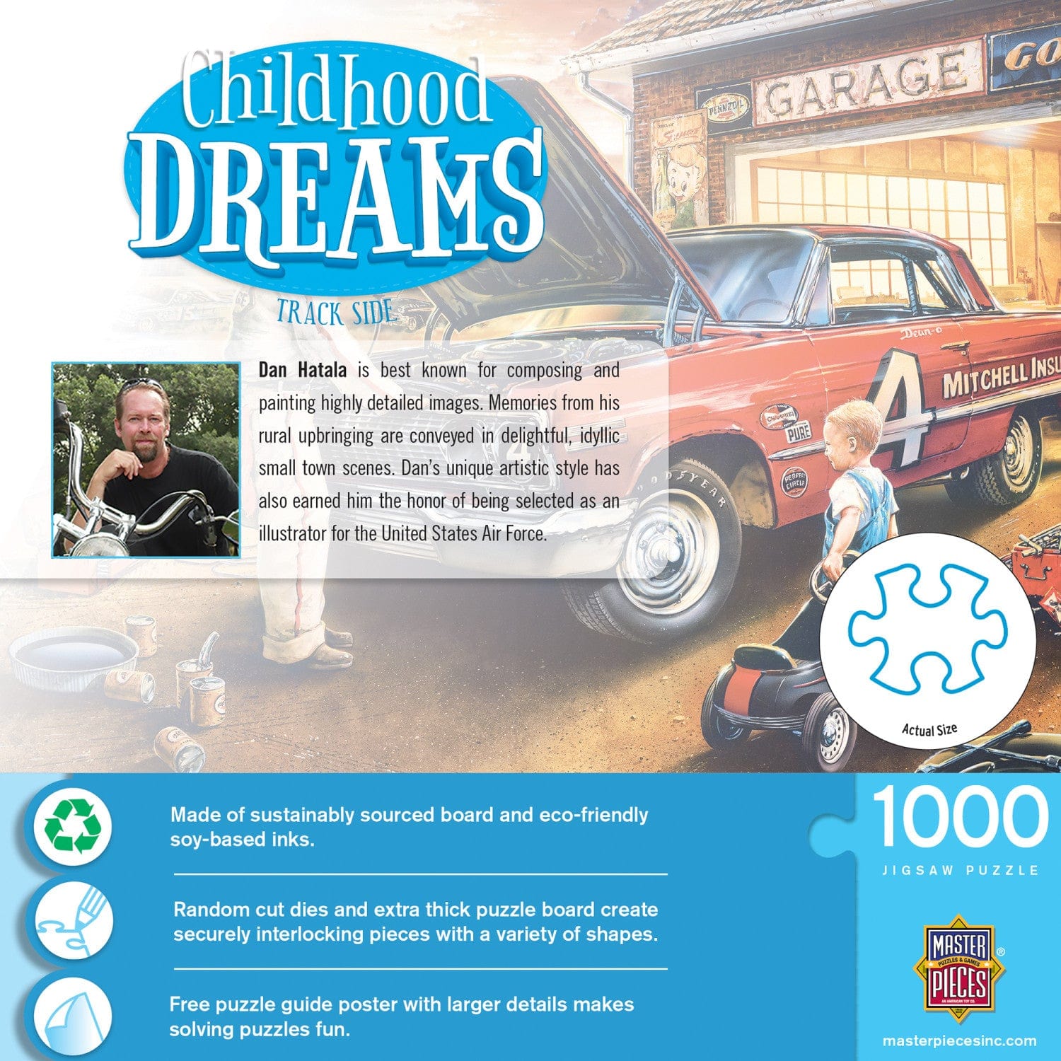 Childhood Dreams - Track Side 1000 Piece Jigsaw Puzzle