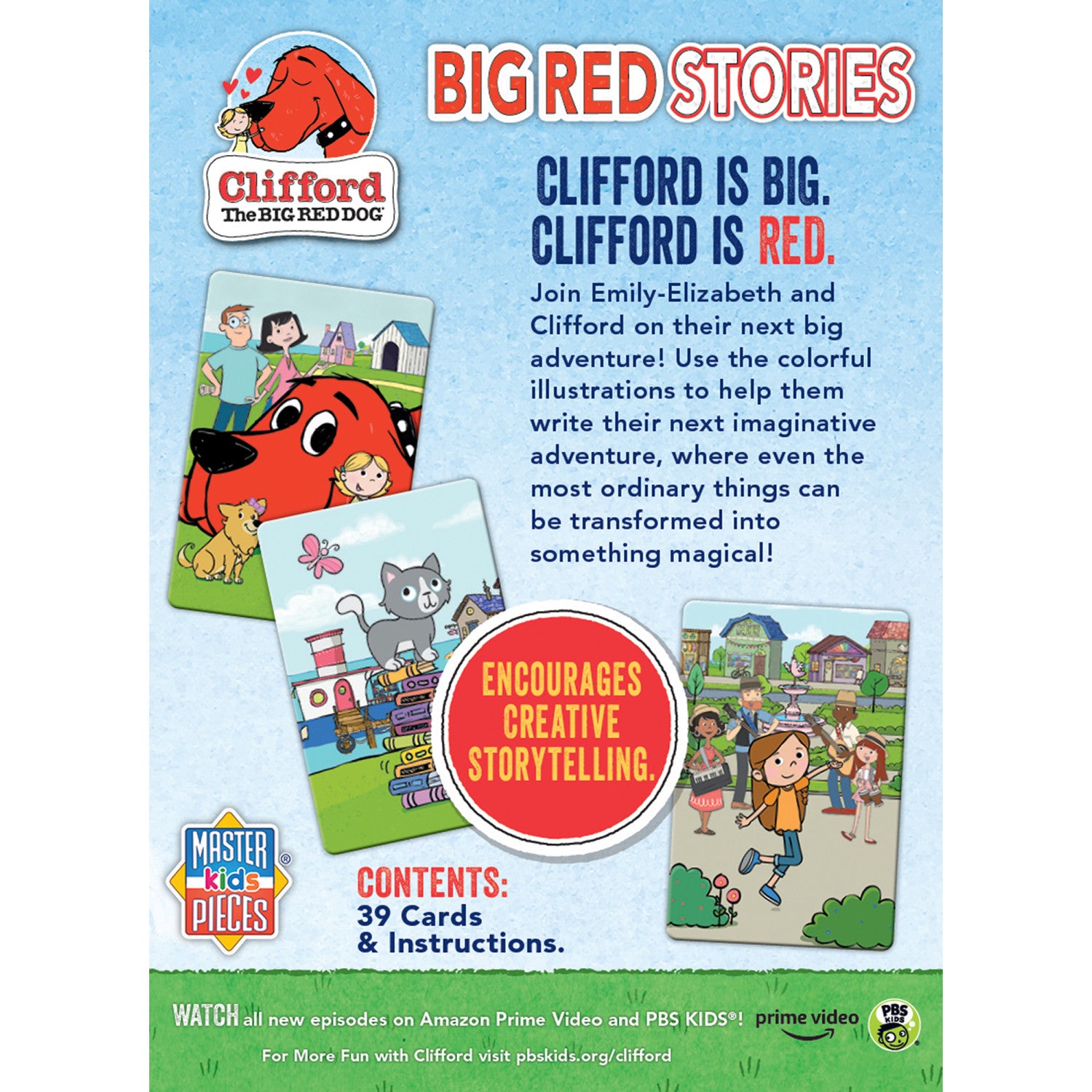 Clifford Big Red Stories Card Game