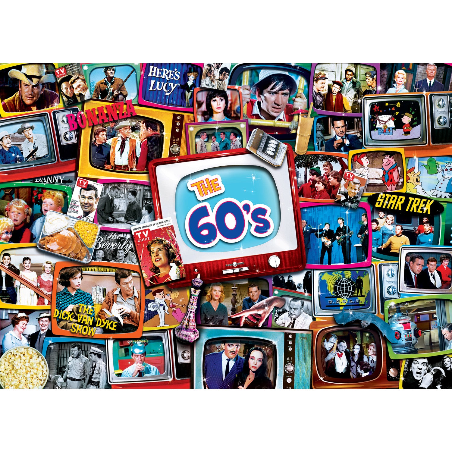 TV Time - 60's Shows 1000 Piece Puzzle