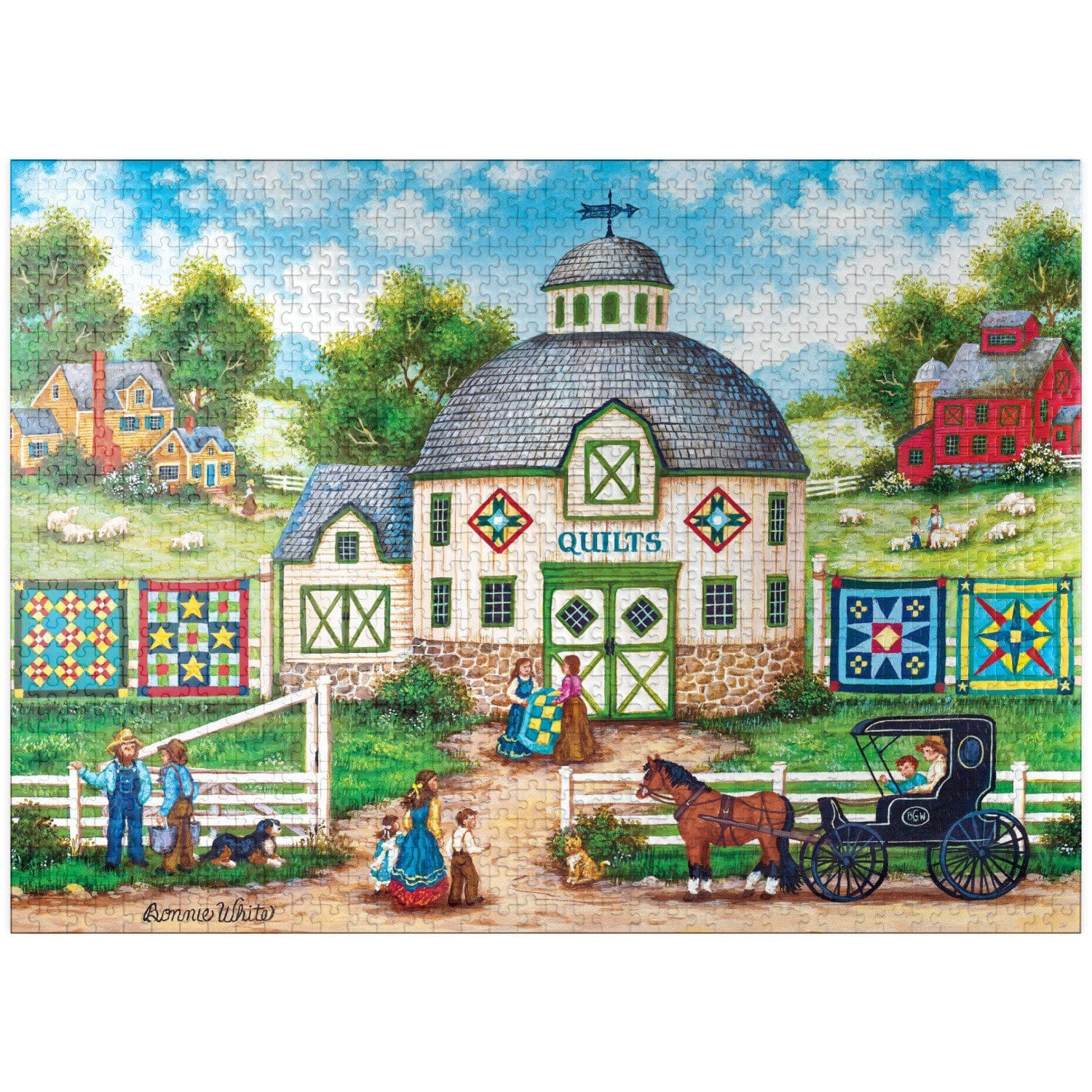 ODP The Quilt Barn - 1000 Piece Puzzle