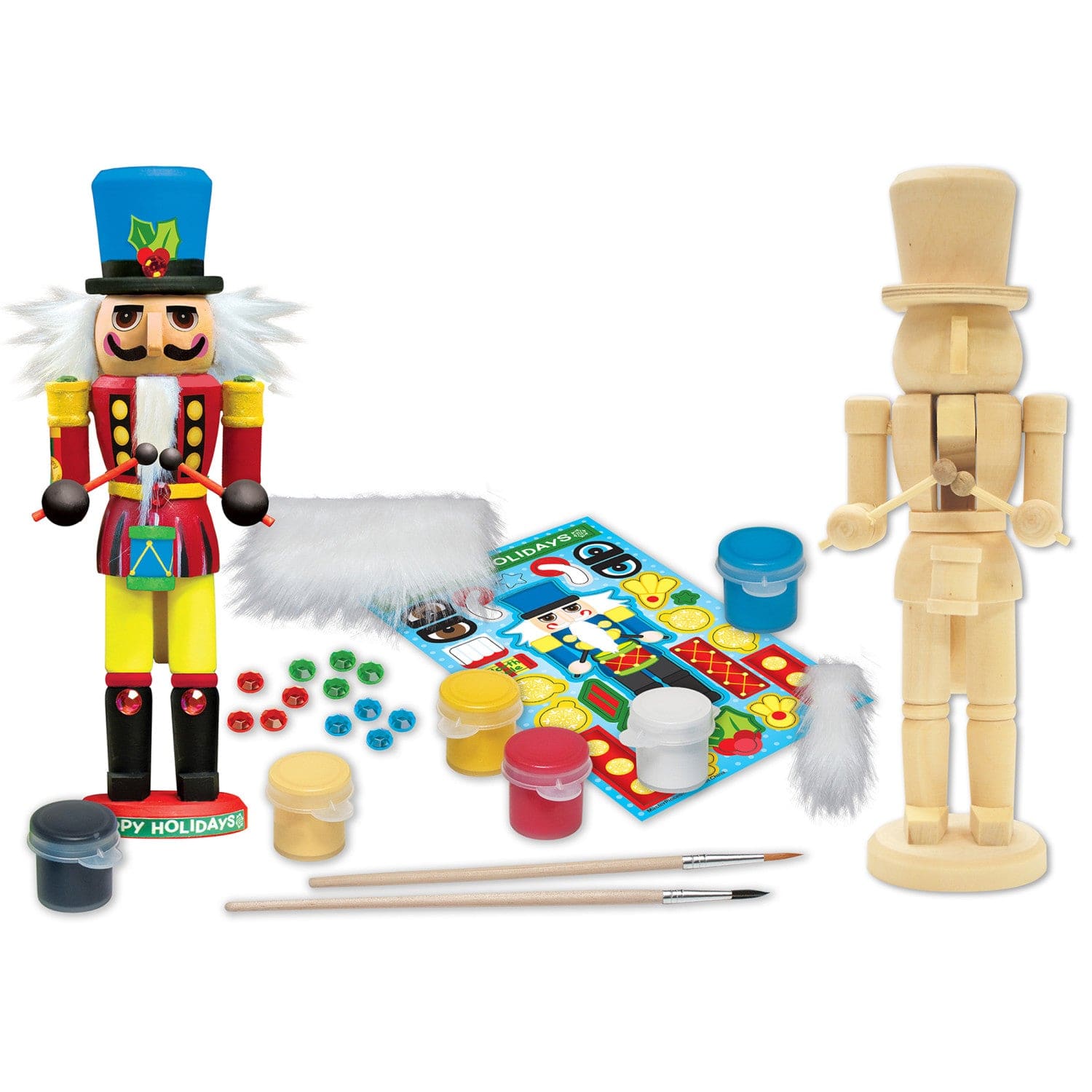 Nutcracker Drummer - Holiday Wood Paint Kit