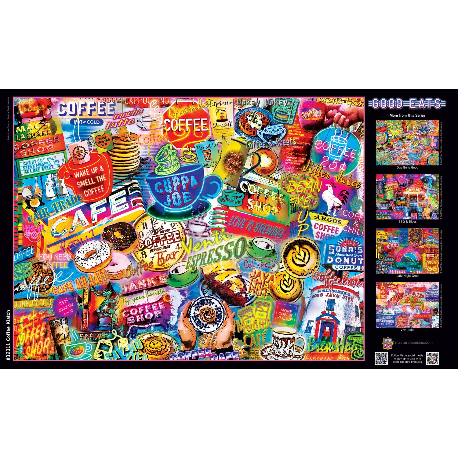 Good Eats - Coffee Klatch 550 Piece Jigsaw Puzzle