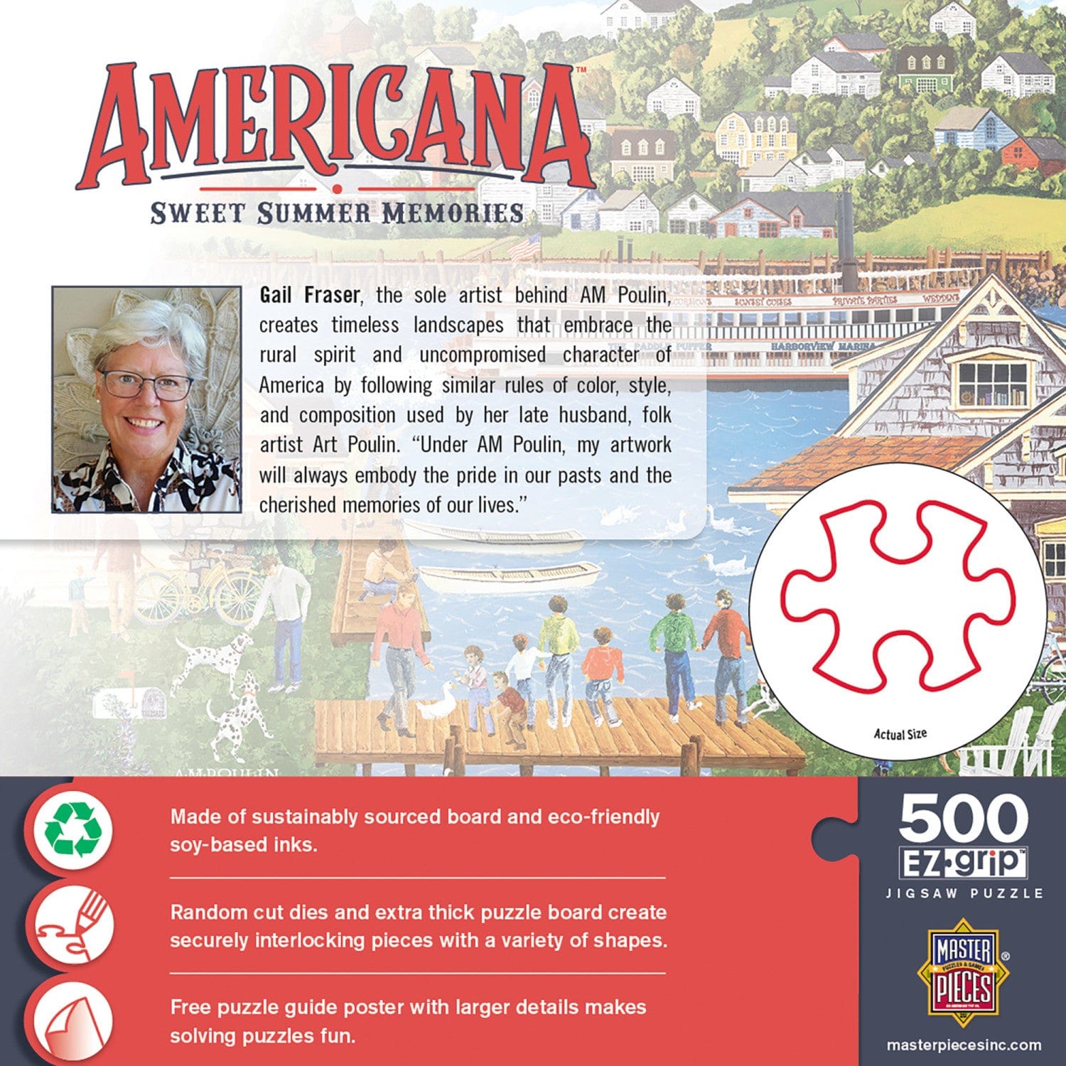 Americana - Sweet Summer Memories 500 Piece EZ Grip Jigsaw Puzzle