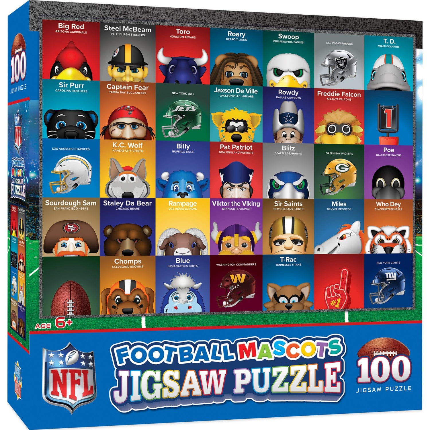 NFL Mascots 100pc Puzzle