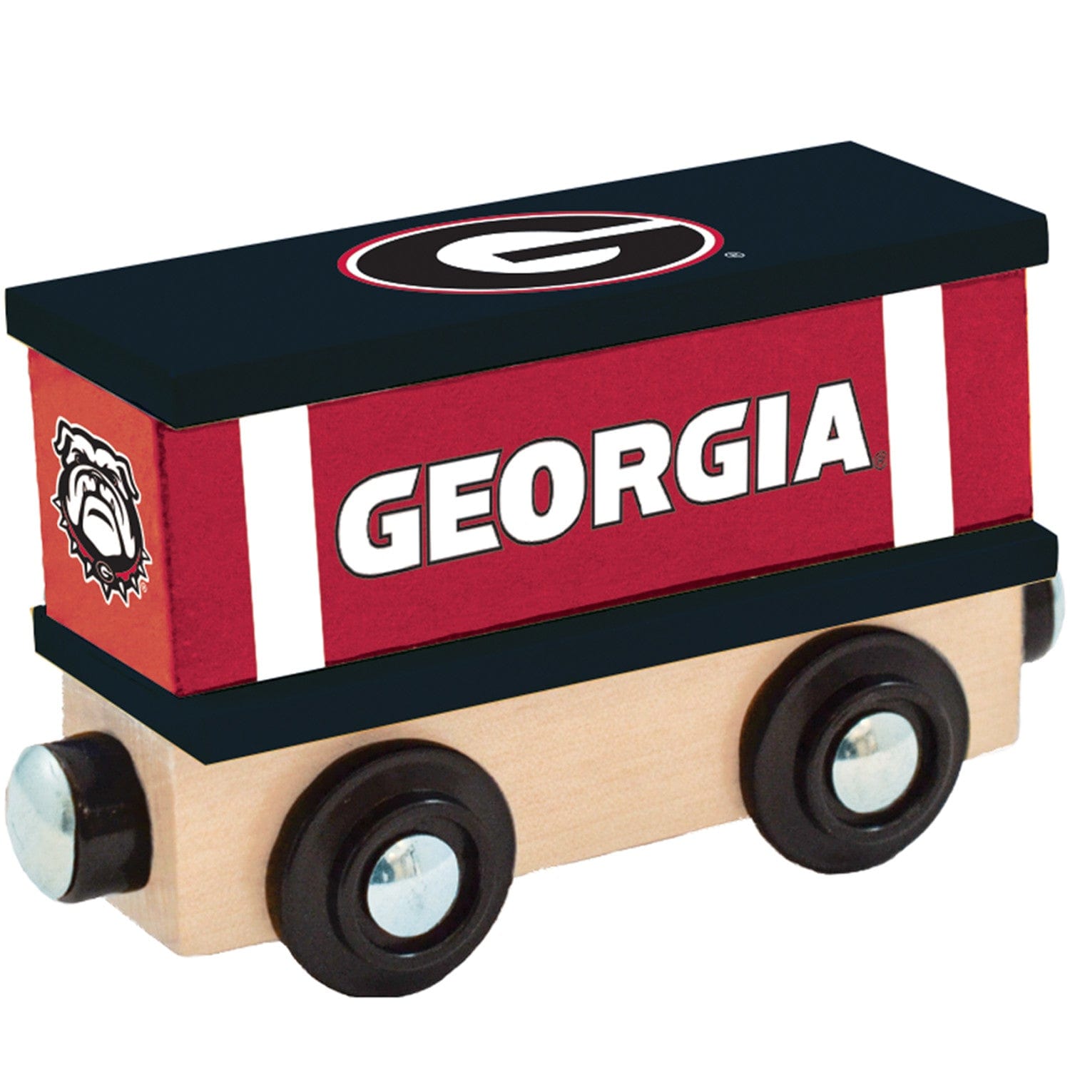 Georgia Bulldogs NCAA Wood Box Train Car