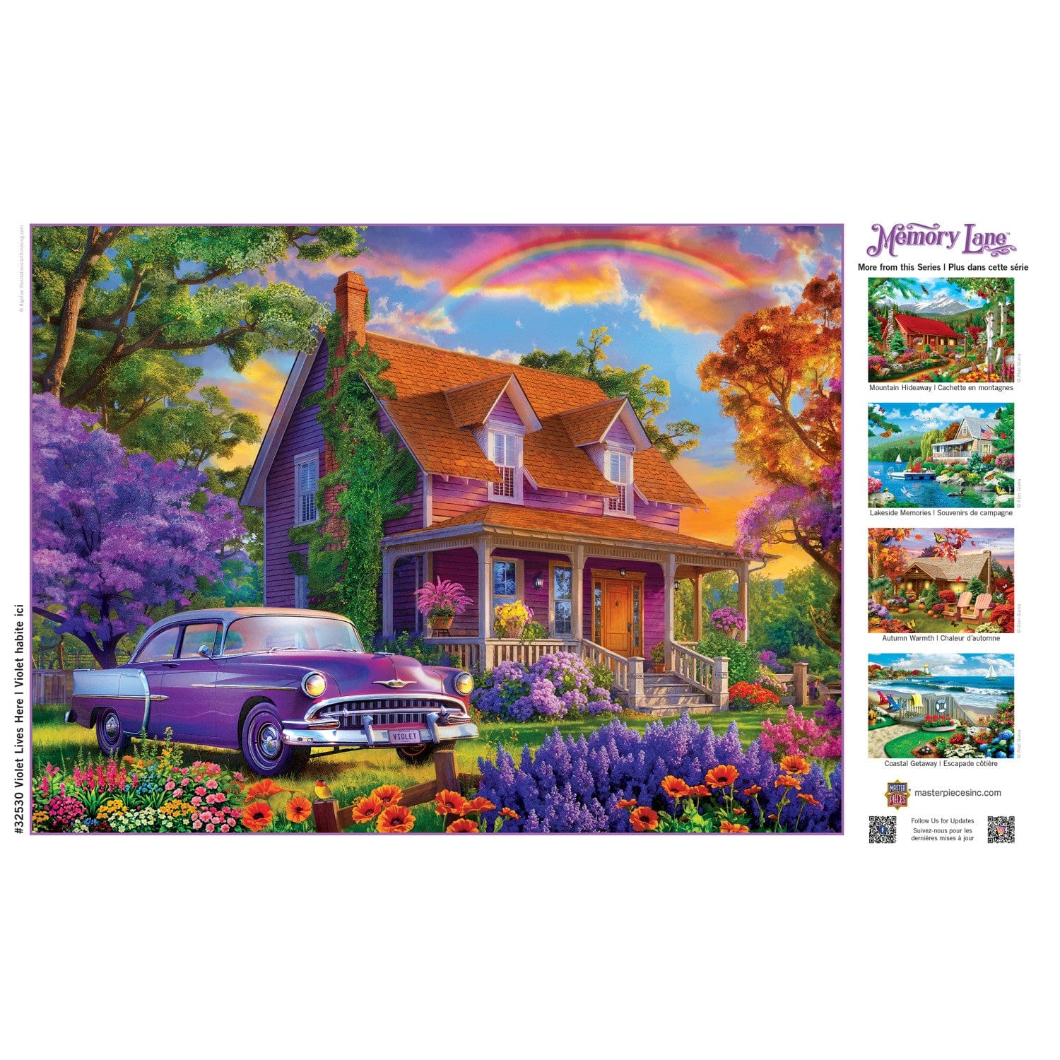 Memory Lane - Violet Lives Here 300 Piece EZ Grip Jigsaw Puzzle