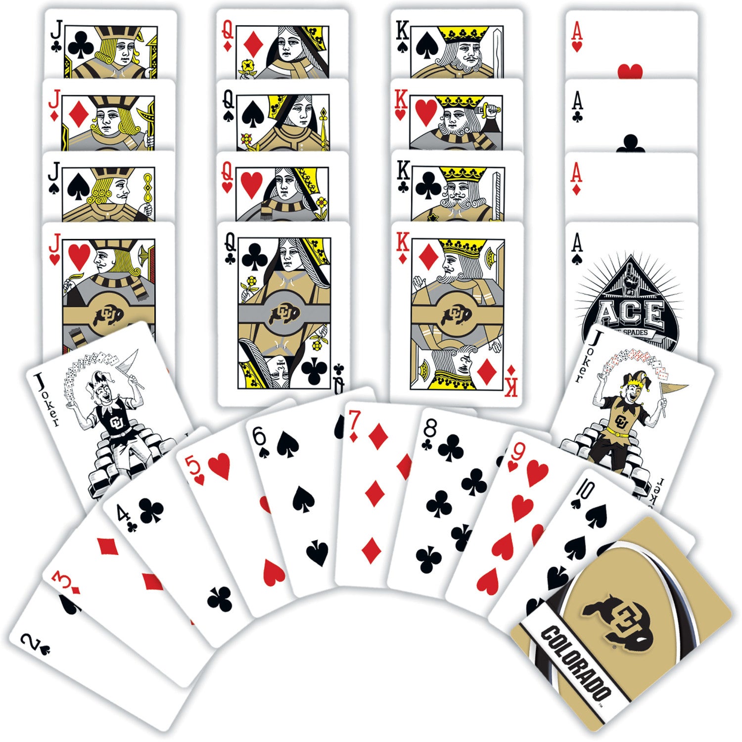 Colorado Buffaloes NCAA Playing Cards