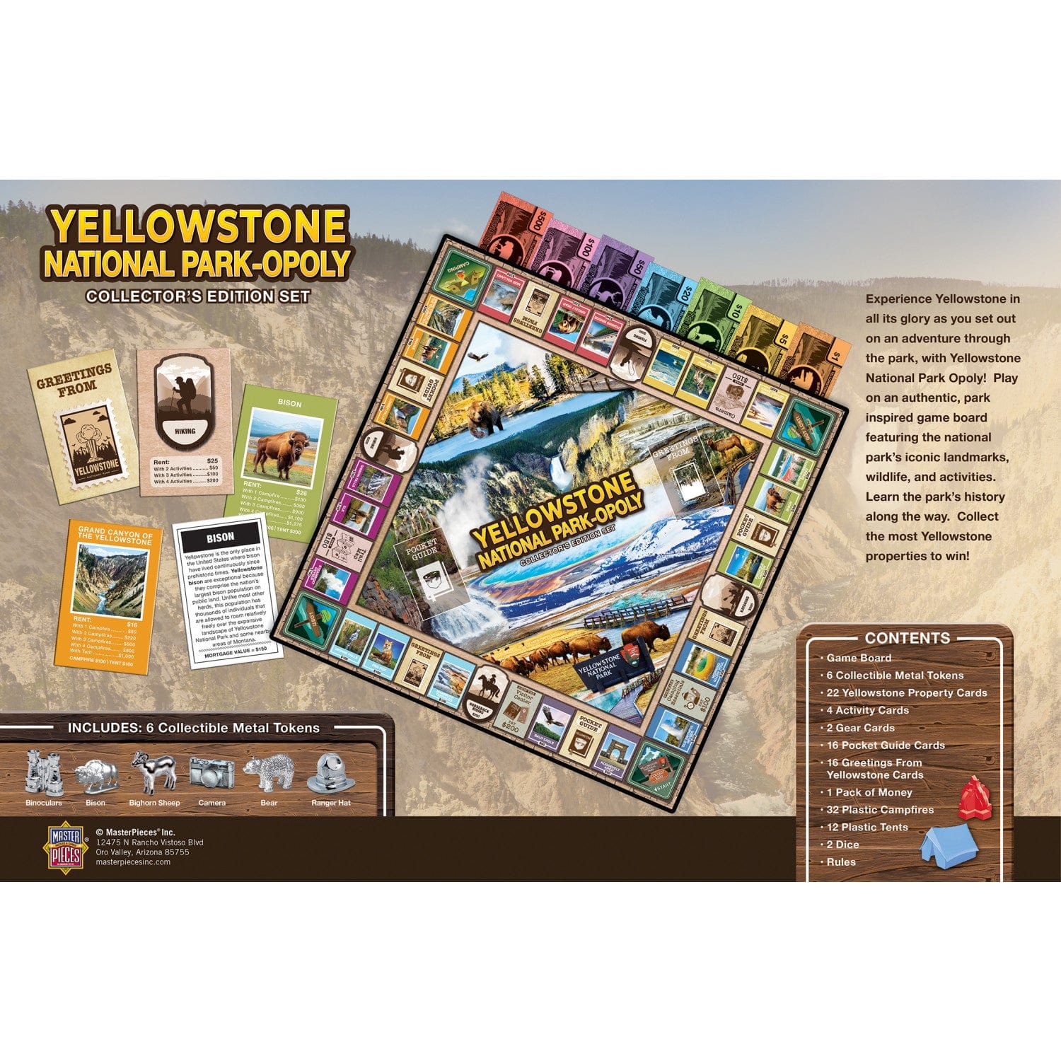 Yellowstone National Park Opoly