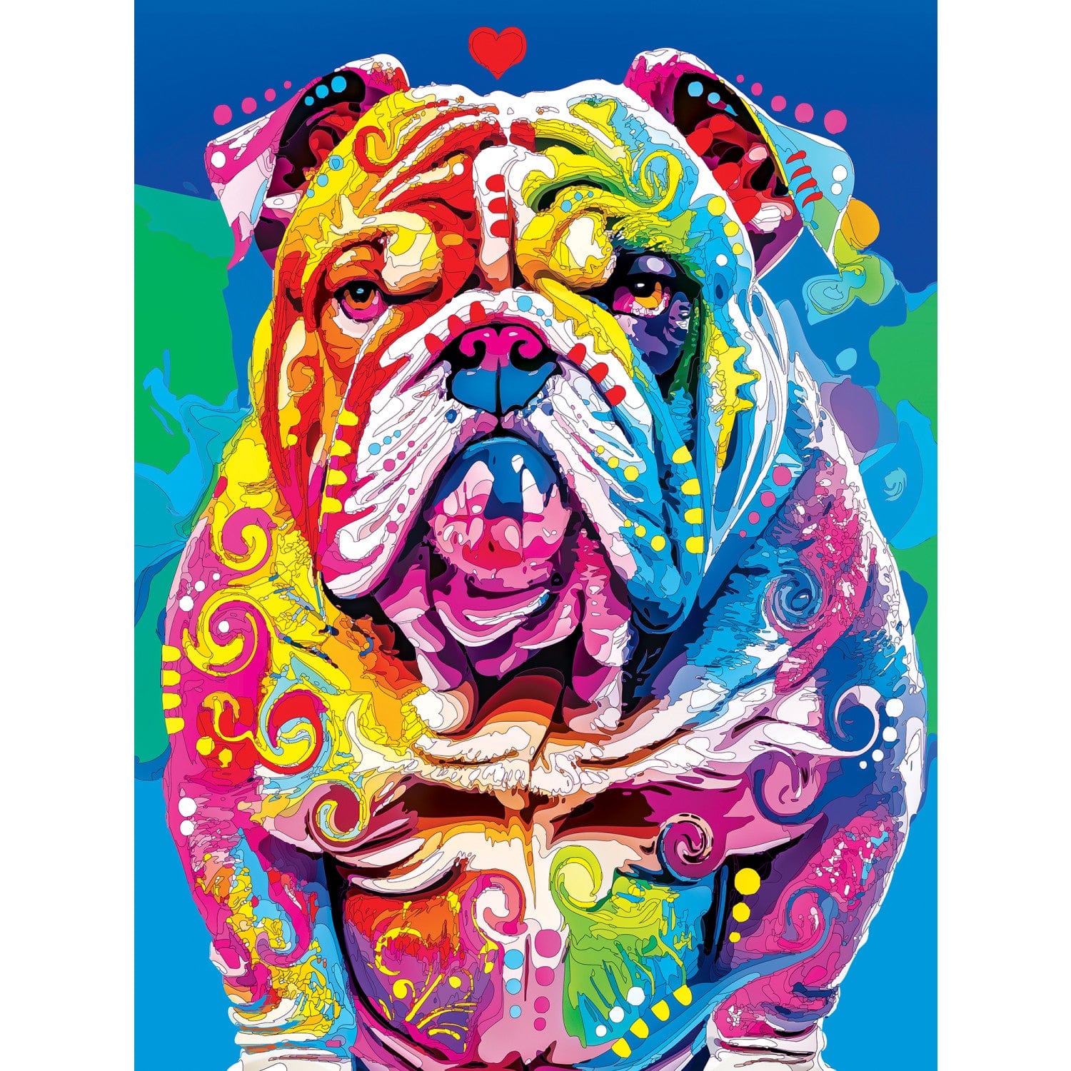 Dean Russo - The Unhumorous Bulldog 300 Piece Puzzle