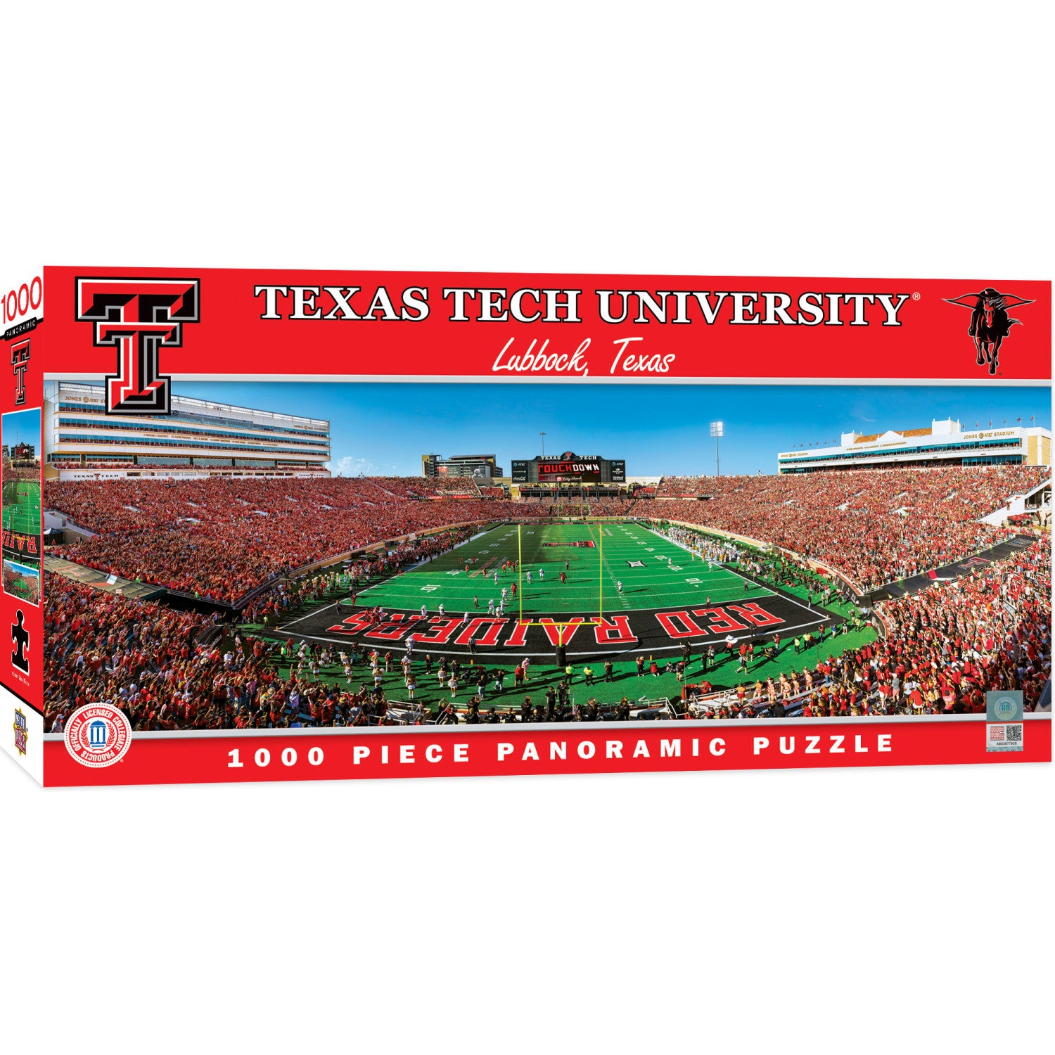 Texas Tech Red Raiders - 1000 Piece Panoramic Jigsaw Puzzle