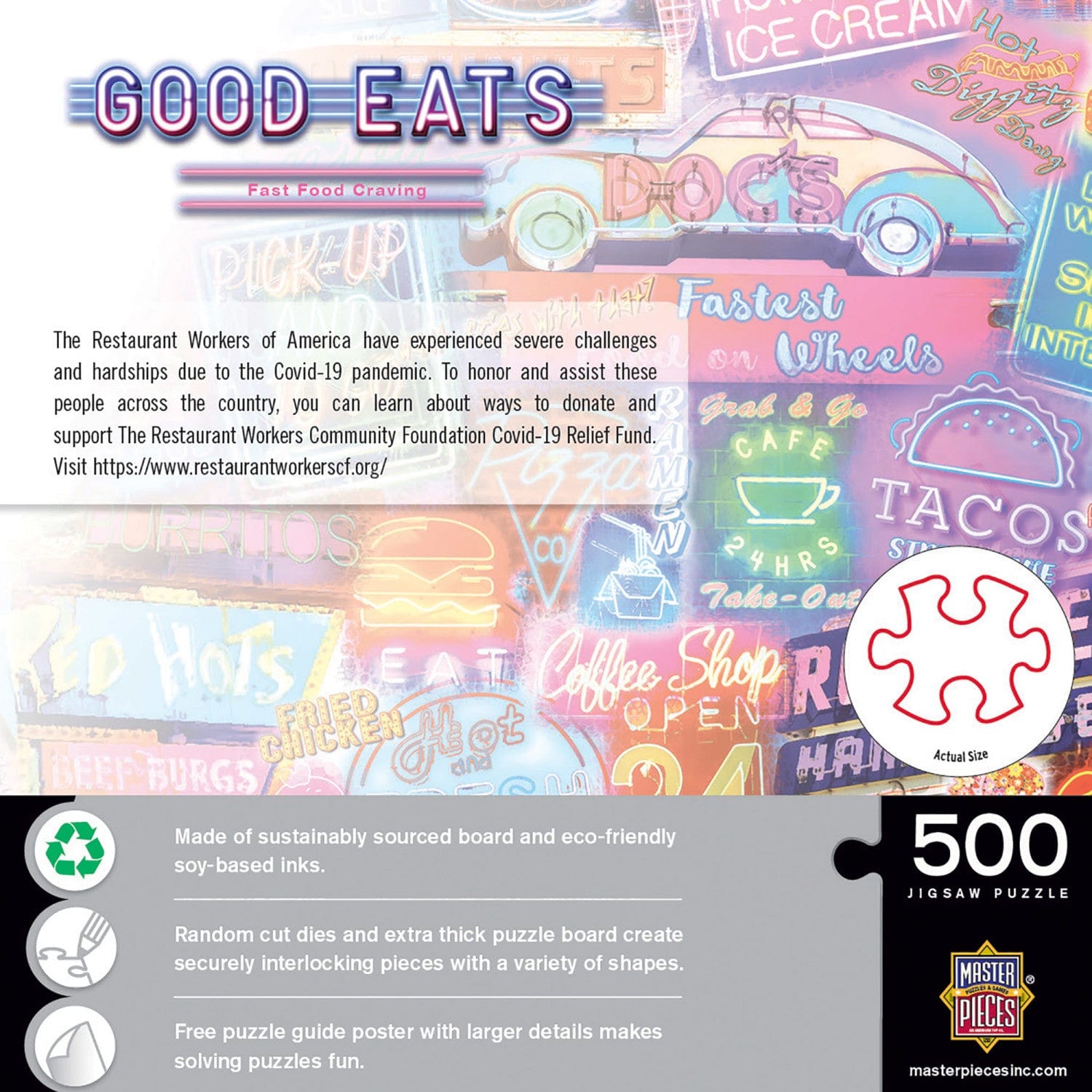 Good Eats - Fast Food Craving 500 Piece Jigsaw Puzzle