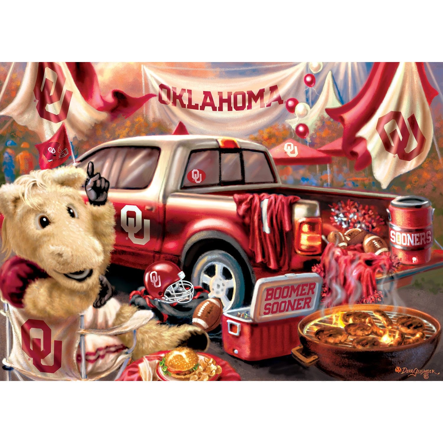 Oklahoma Sooners NCAA Gameday 1000pc Puzzle