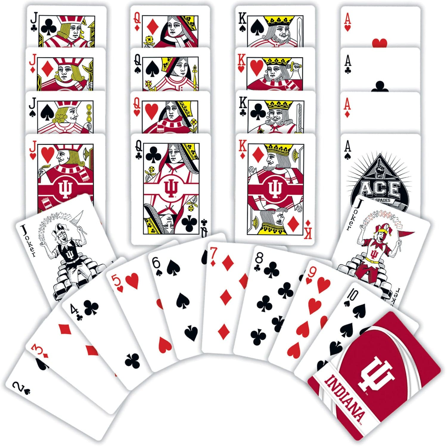 Indiana Hoosiers NCAA Playing Cards