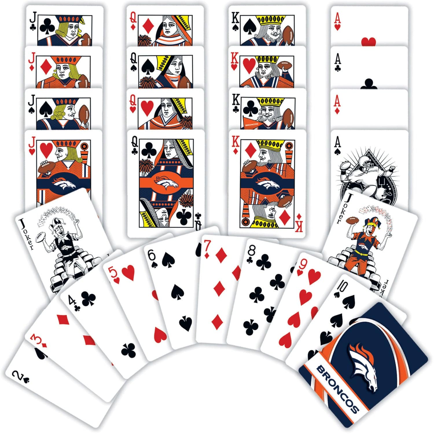 Denver Broncos NFL Playing Cards