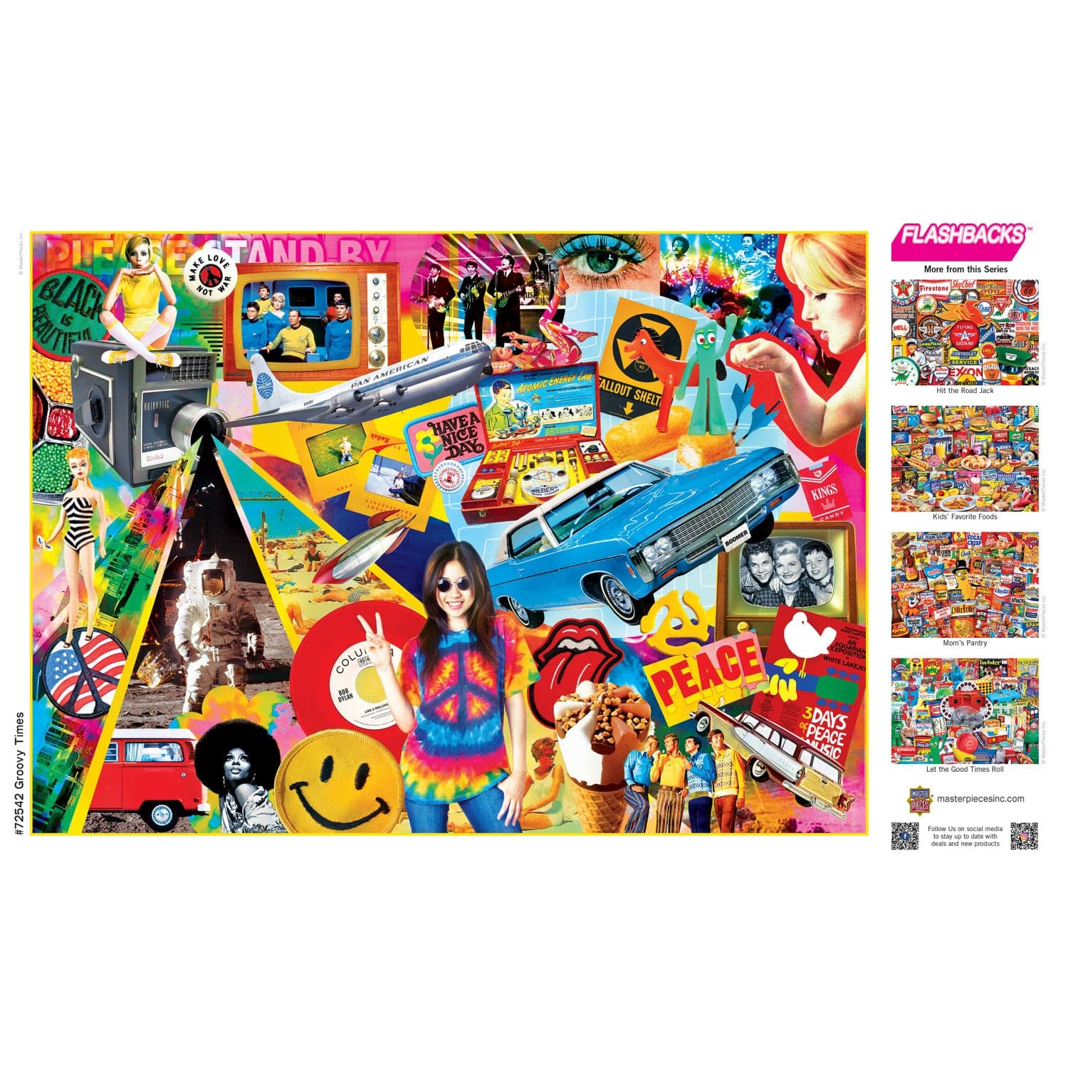 Flashbacks - Groovy Times 1000 Piece Jigsaw Puzzle