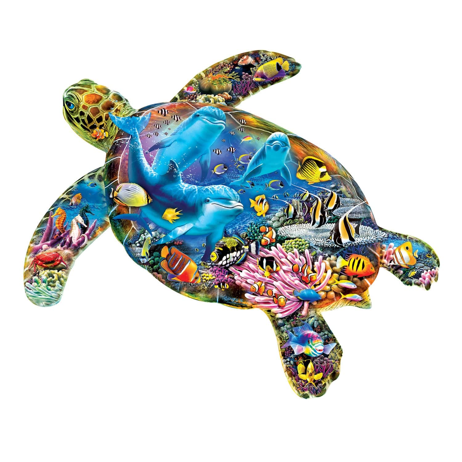 Undersea Adventures - 100 Piece Shaped Puzzle