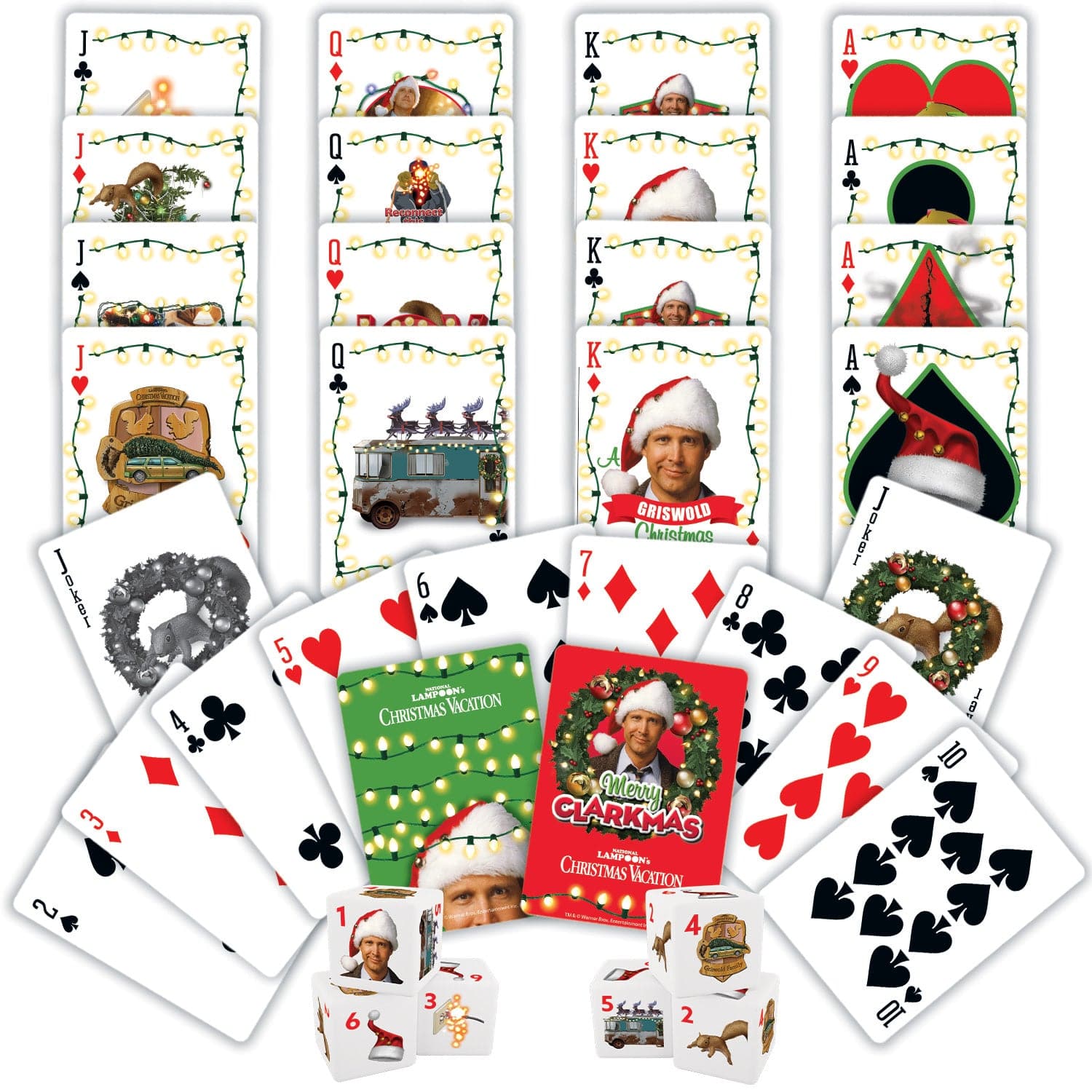 Christmas Vacation 2-pack Playing Cards & Dice Set