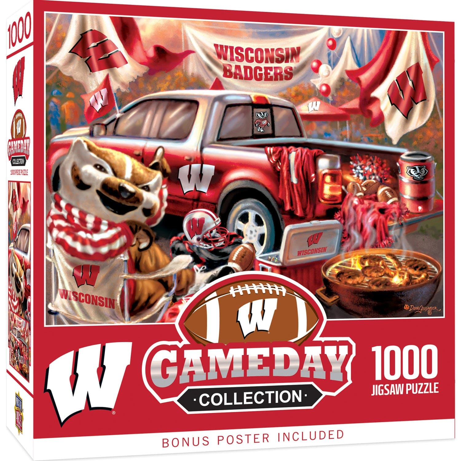 Wisconsin Badgers - Gameday 1000 Piece Jigsaw Puzzle