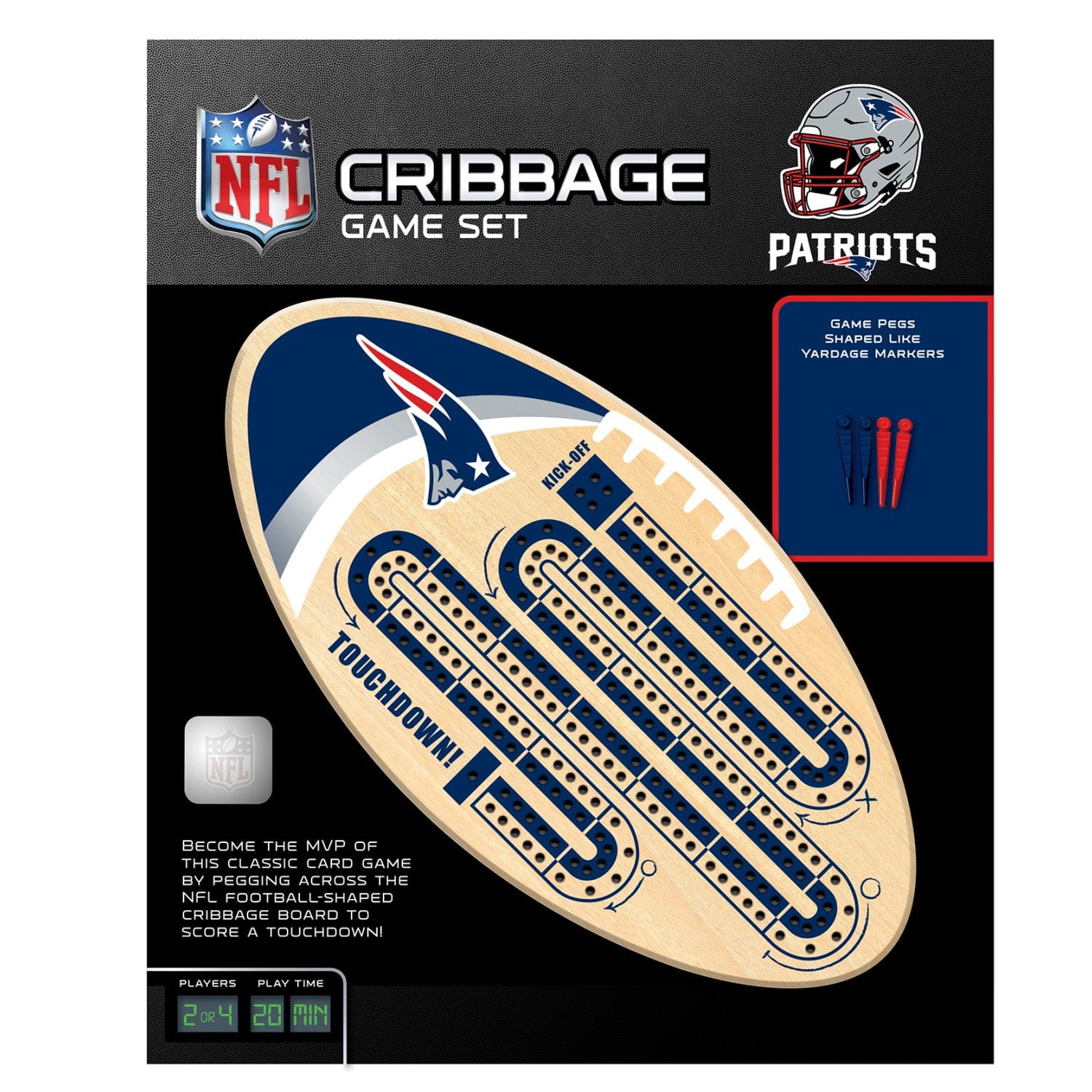 New England Patriots NFL Cribbage