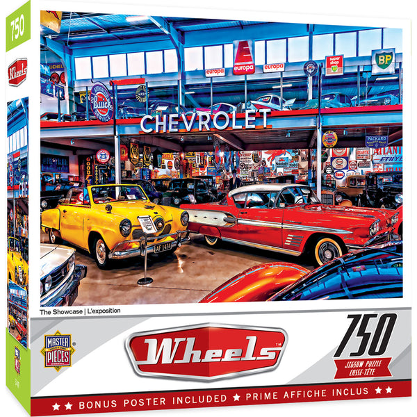 Wheels - The Showcase 750 Piece Puzzle | MasterPieces