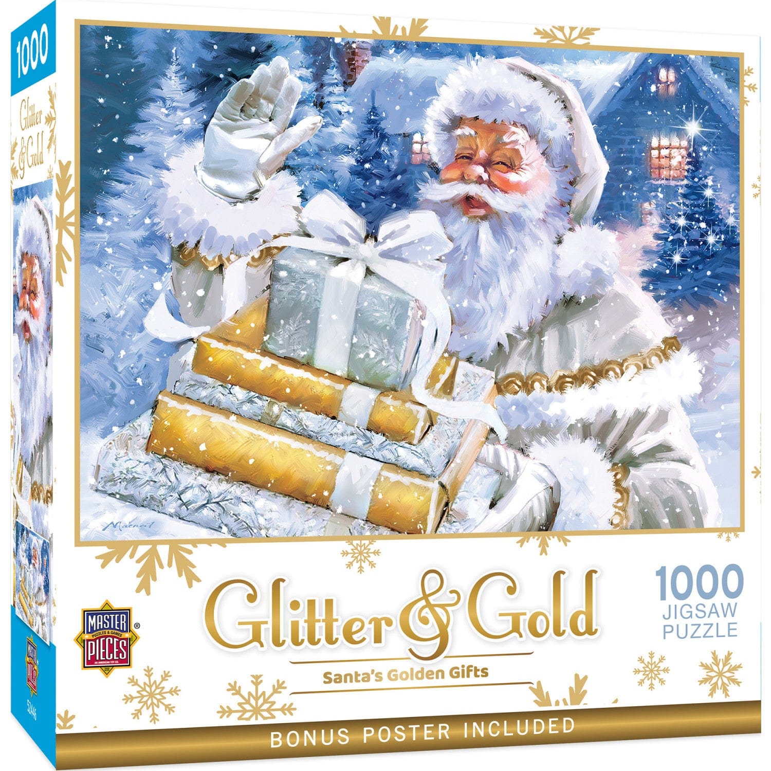 Glitter & Gold - Santa's Golden Gifts 1000 Piece Puzzle