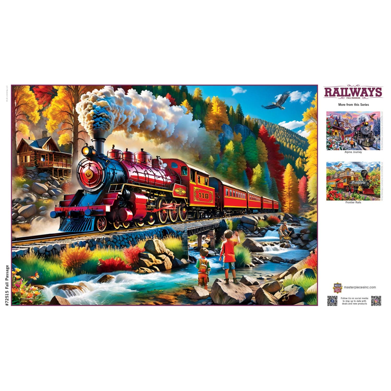 Railways - Fall Passage 1000 Piece Puzzle