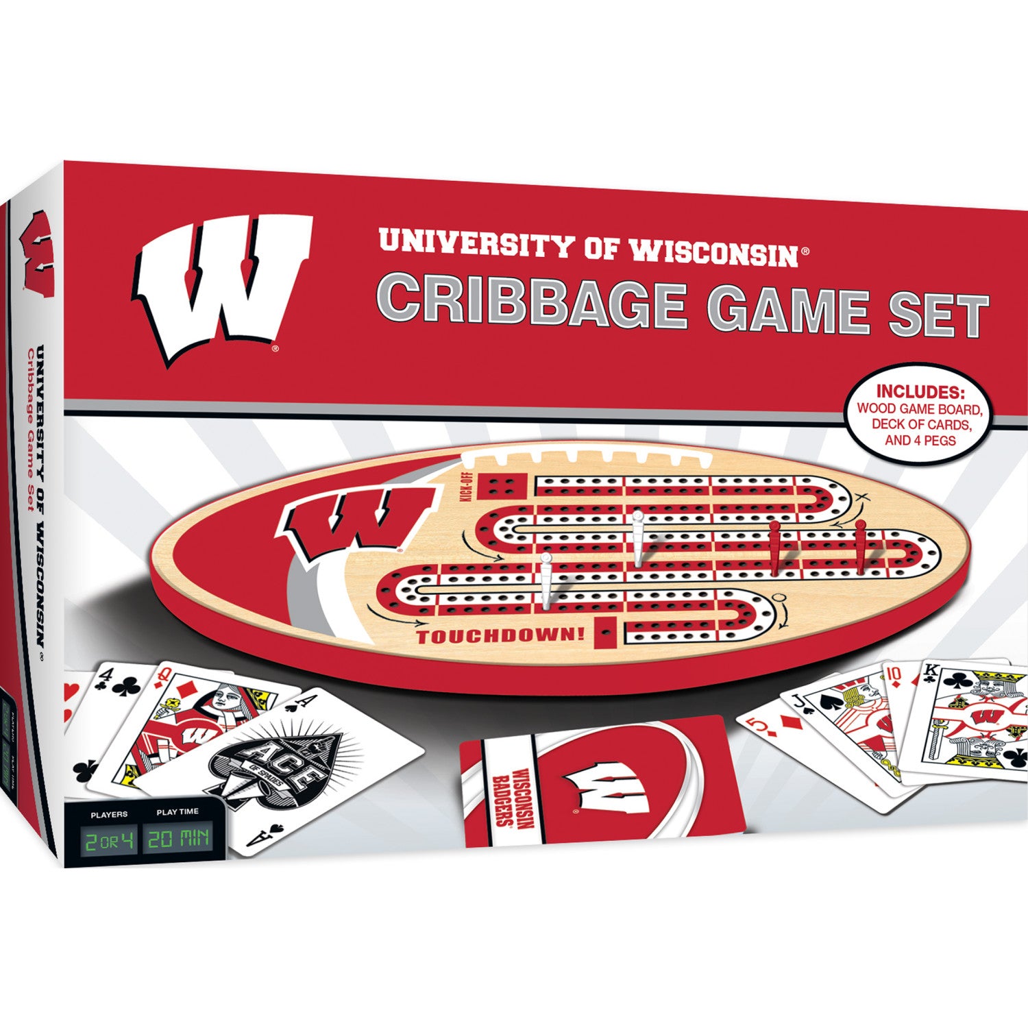 Wisconsin Badgers Cribbage