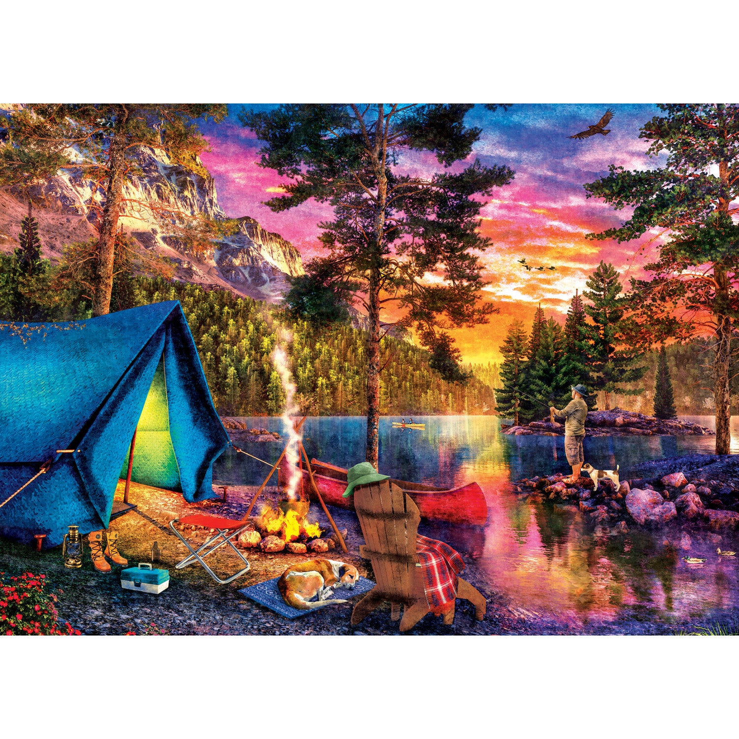 Time Away - Fishing the Highlands 1000 Piece Puzzle