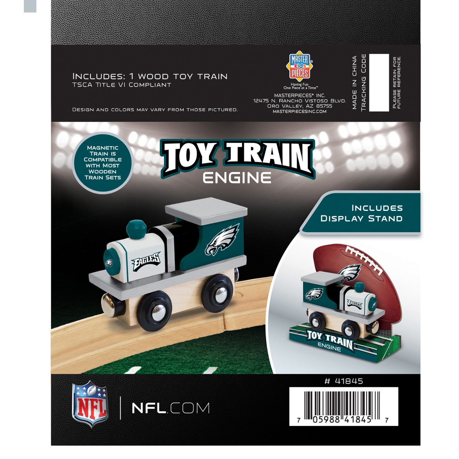 Philadelphia Eagles Toy Train Engine