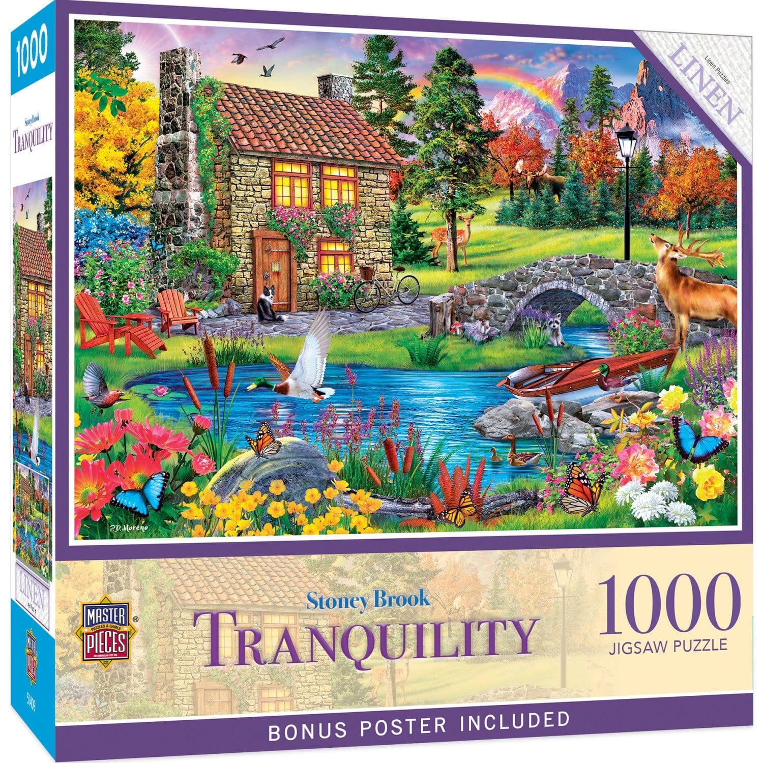 Tranquility - Stoney Brook Cottage 1000 Piece Jigsaw Puzzle