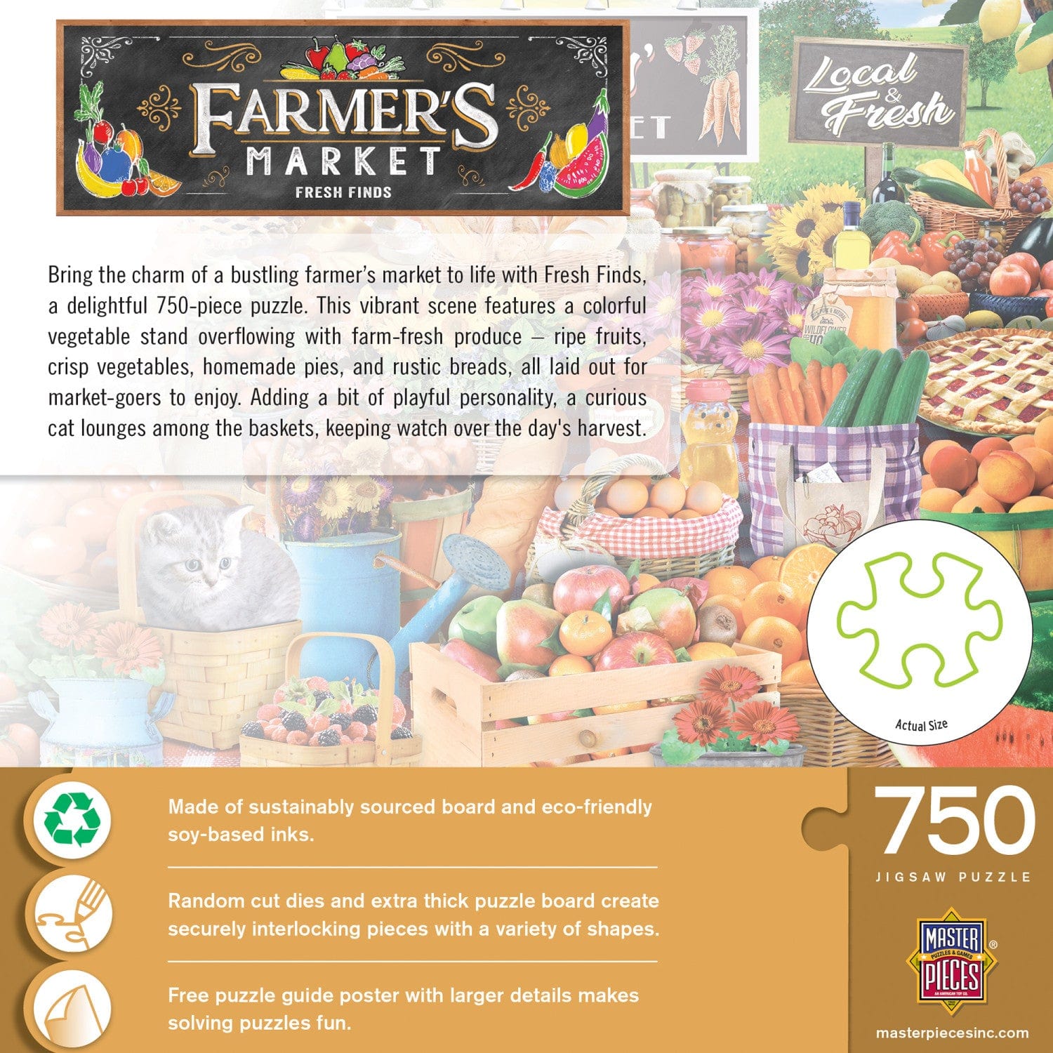 Farmer's Market - Fresh Finds 750 Piece Jigsaw Puzzle